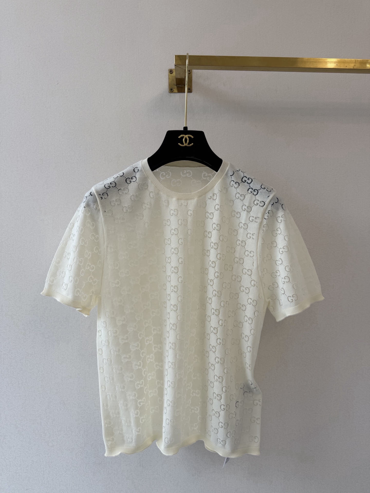 古驰顶级版本新品🆕🆕圆领短袖💗💗实拍图🆕🆕两色3码