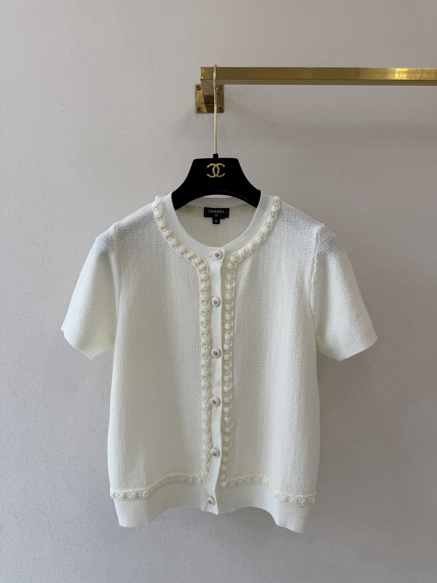 小香新品🆕🆕圆领短袖开衫💗💗实拍图🆕🆕