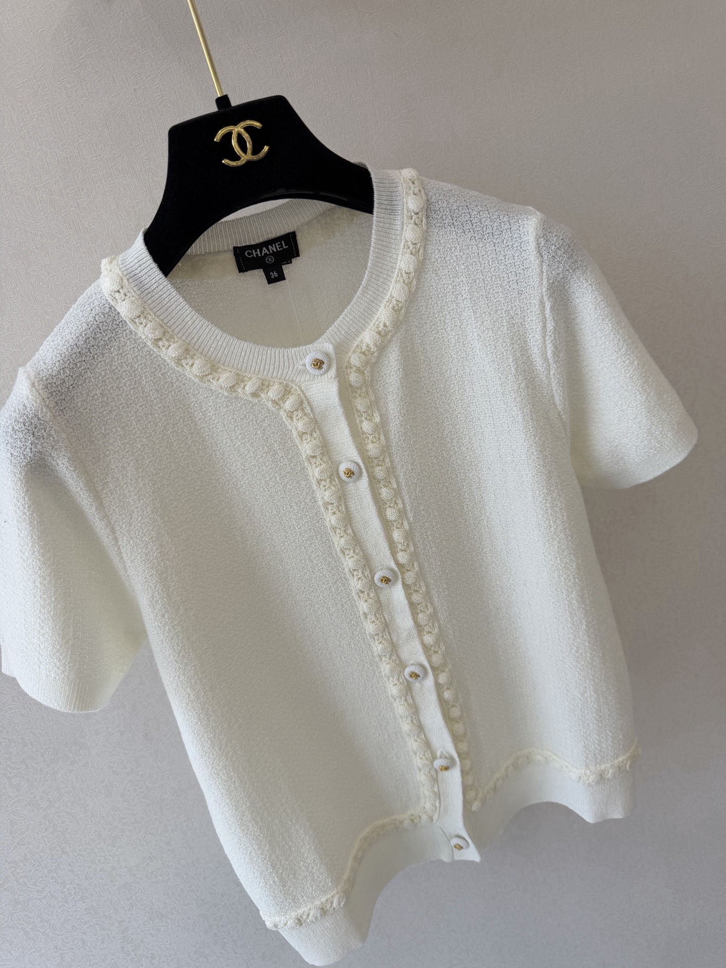 小香新品🆕🆕圆领短袖开衫💗💗实拍图🆕🆕