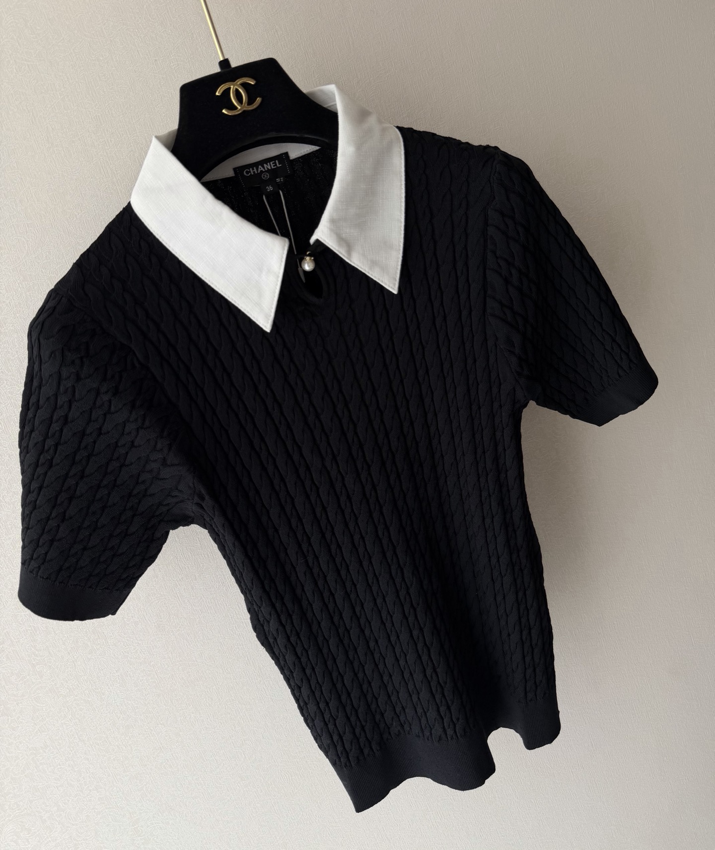 小香新品🆕🆕翻领短袖💗💗实拍图🆕🆕