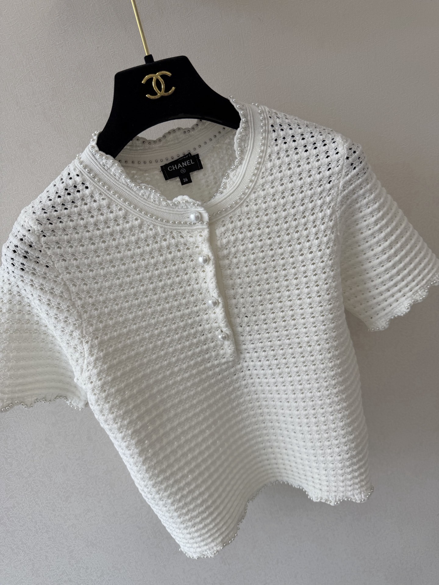小香新品🆕🆕套装圆领半开衫短袖💗💗实拍图🆕🆕