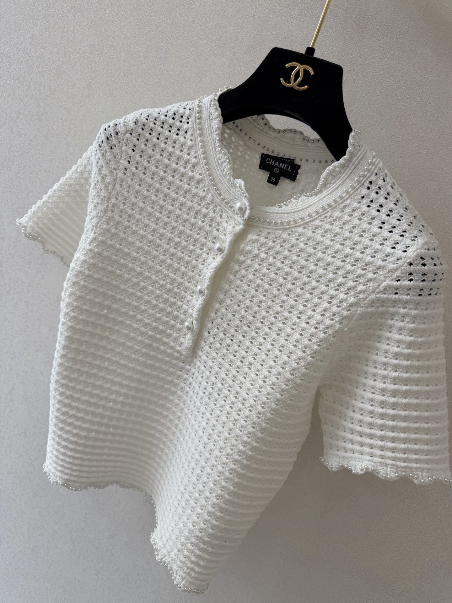 小香新品🆕🆕套装圆领半开衫短袖💗💗实拍图🆕🆕