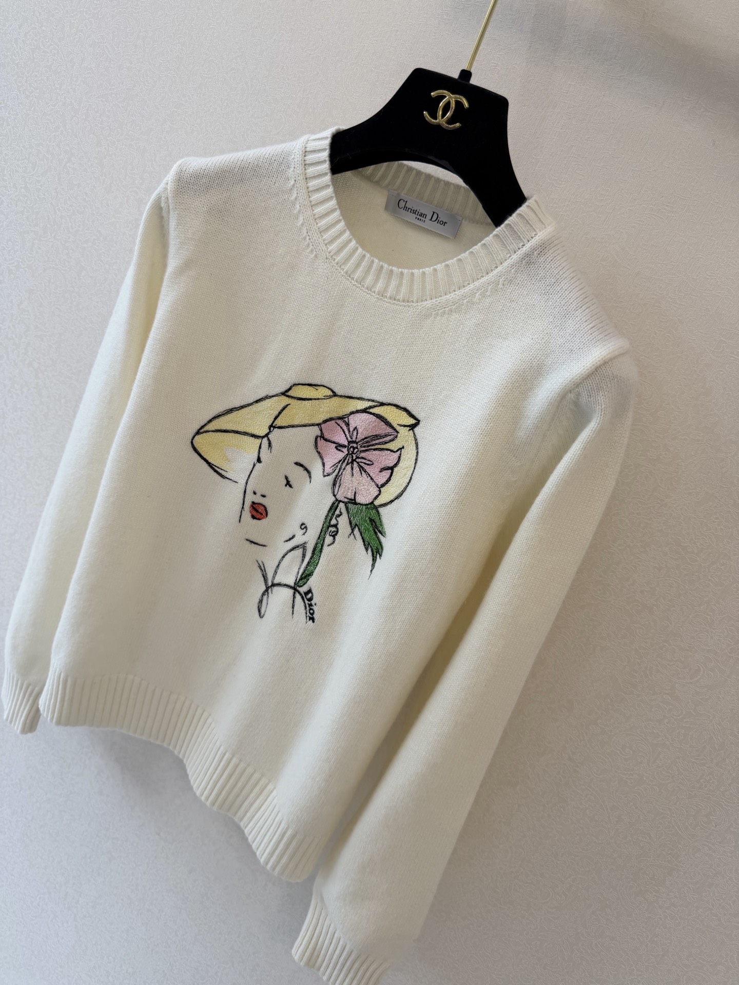 迪奥新品🆕🆕圆领长袖💗💗实拍图🆕🆕