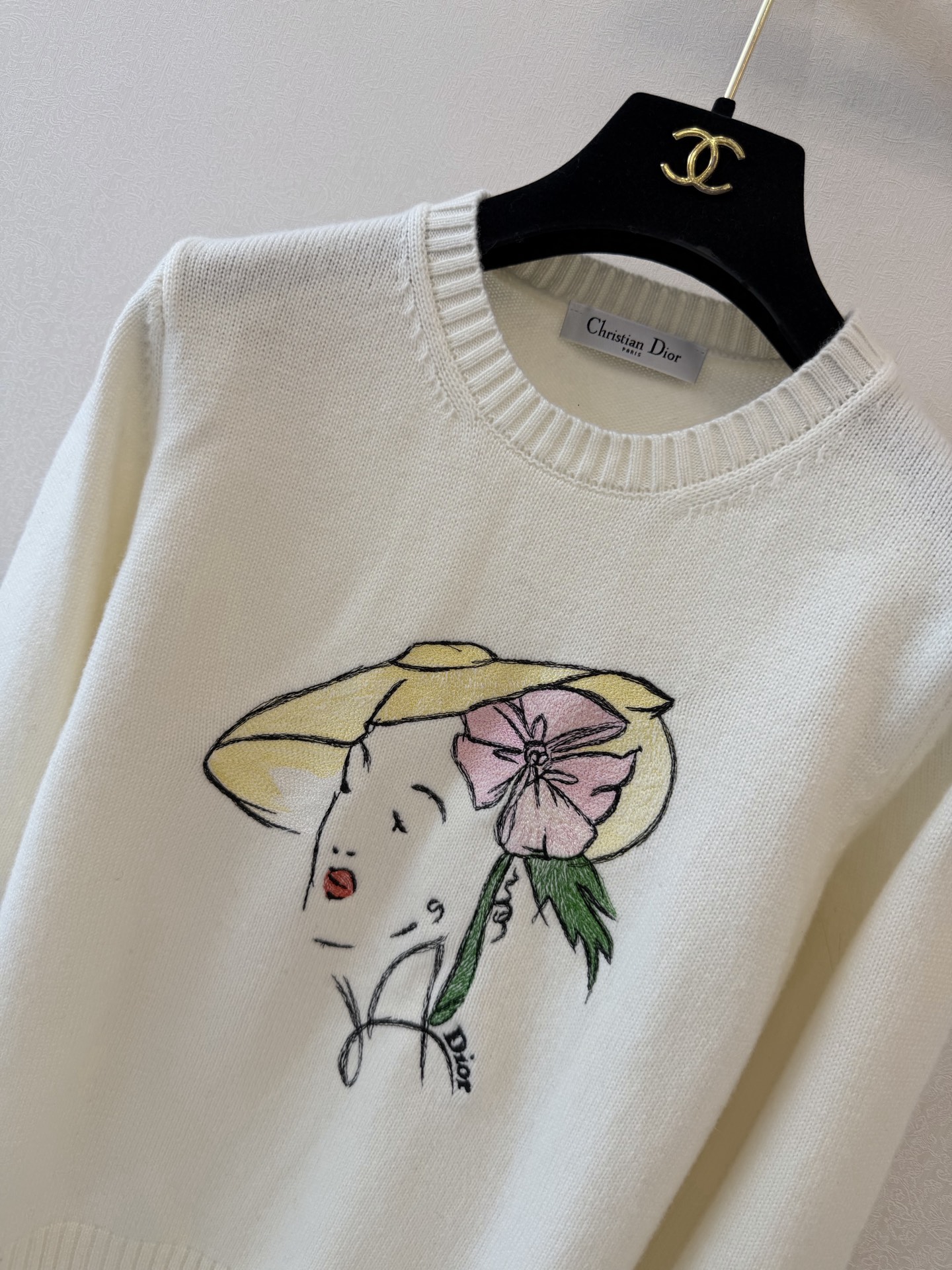 迪奥新品🆕🆕圆领长袖💗💗实拍图🆕🆕