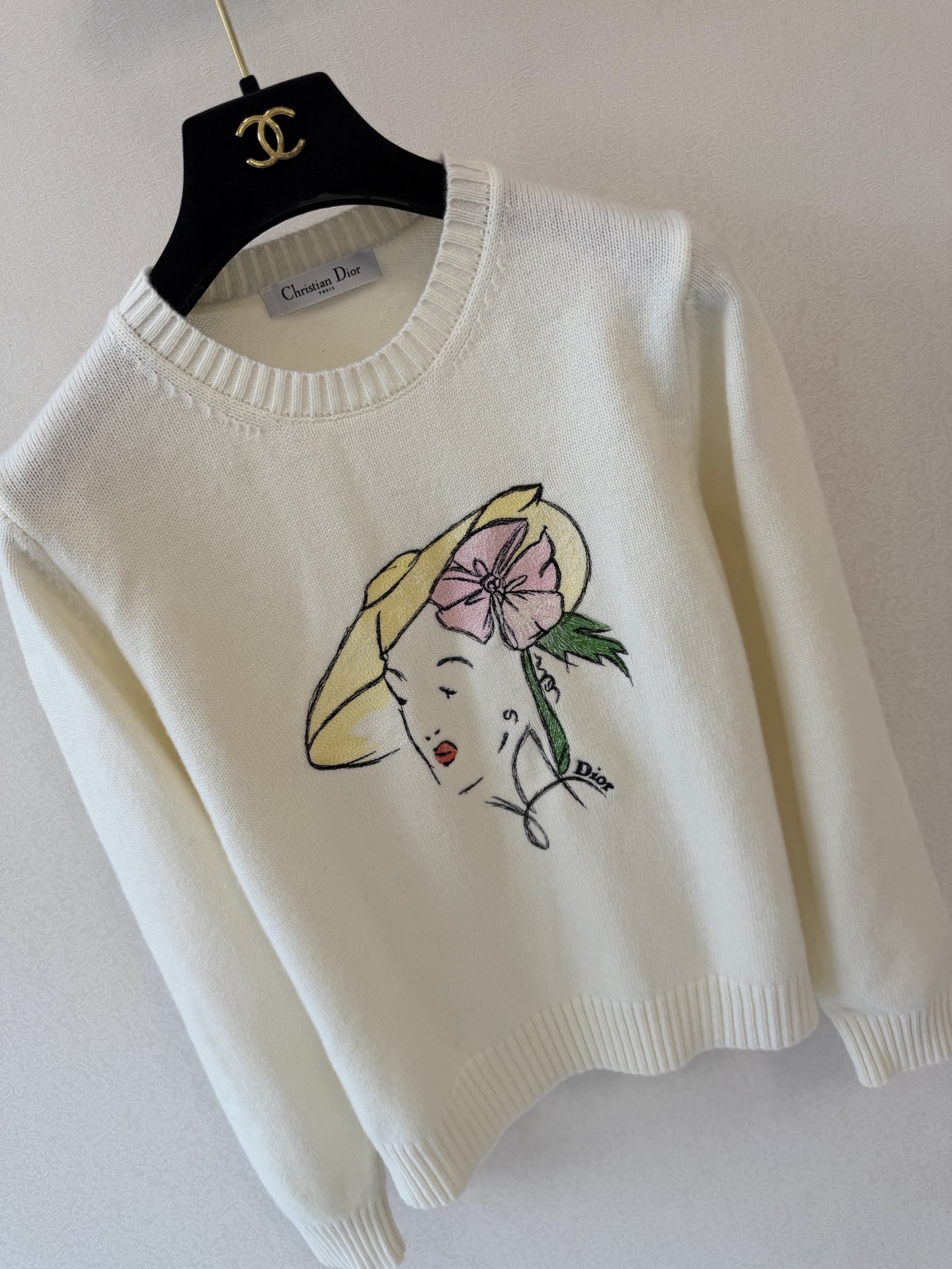 迪奥新品🆕🆕圆领长袖💗💗实拍图🆕🆕