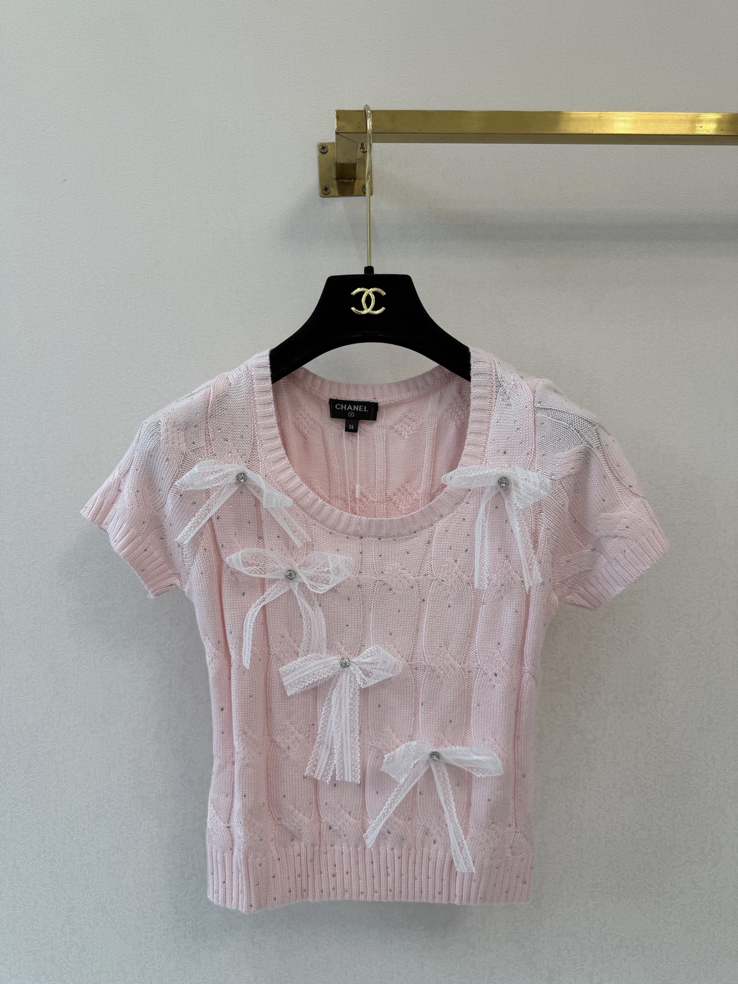 小香新品🆕🆕圆领短袖💗💗实拍图🆕🆕两色3码