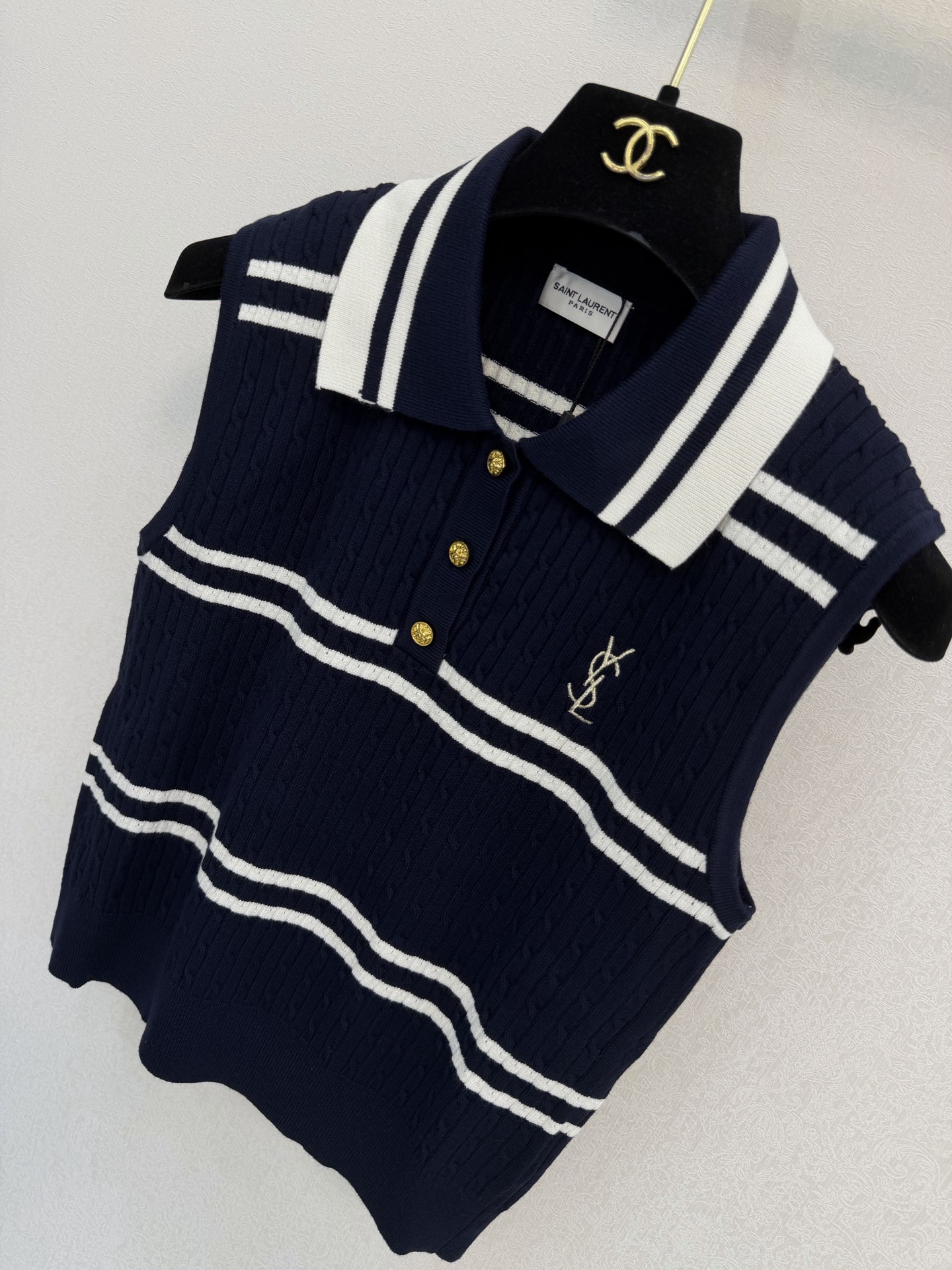 圣罗兰新品🆕🆕背心💗💗实拍图🆕🆕