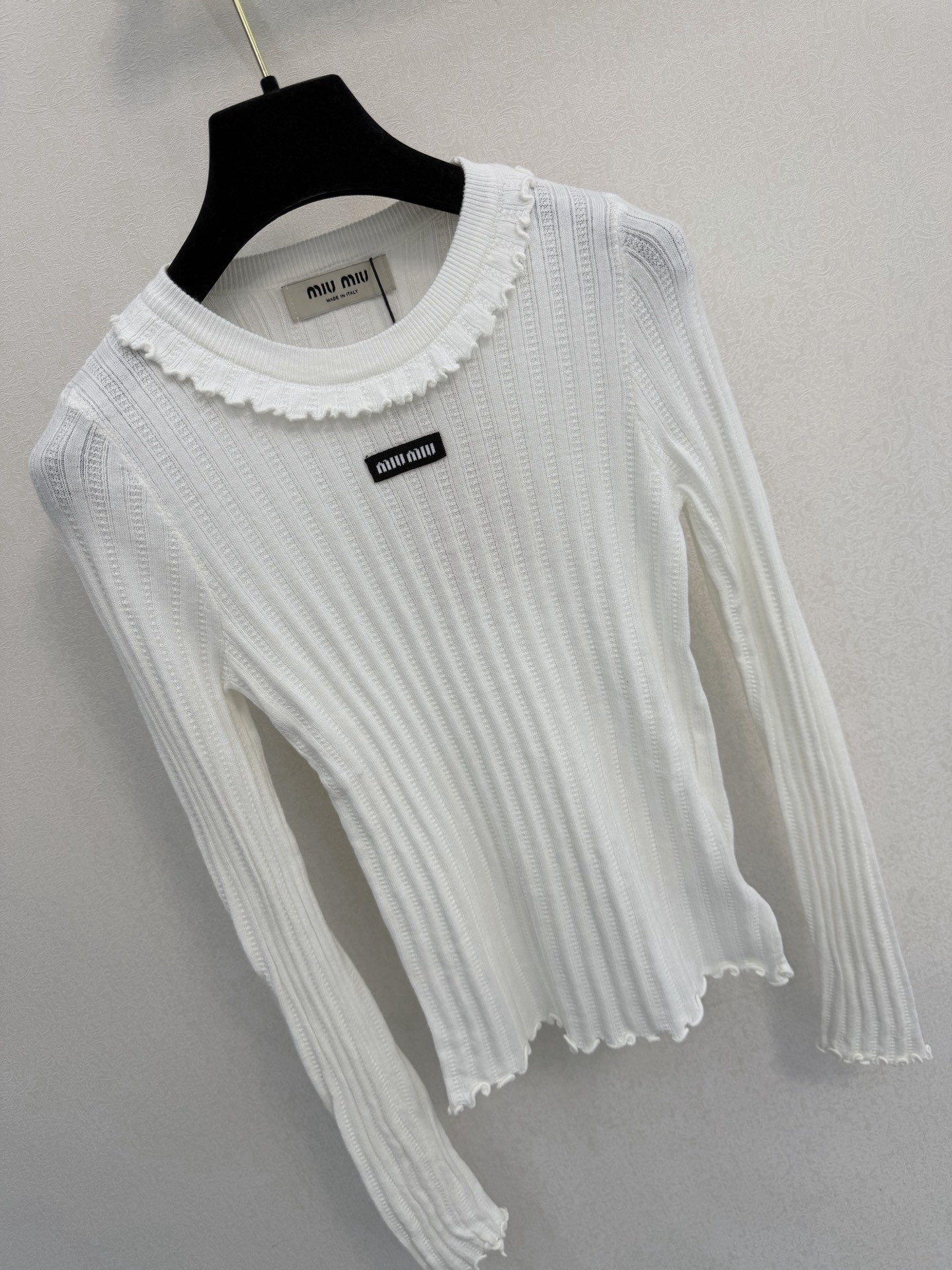 缪缪新品🆕🆕圆领长袖💗💗实拍图🆕🆕