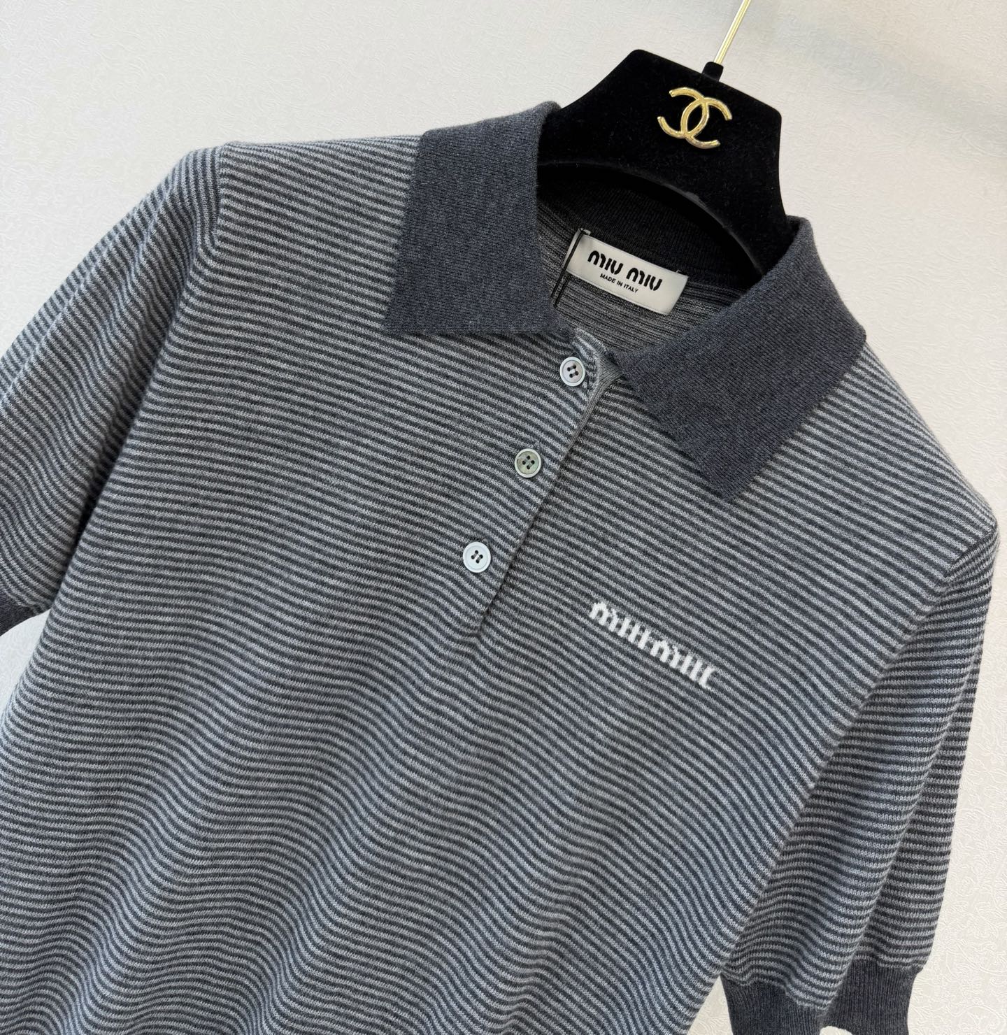 缪缪新品🆕🆕Polo领短袖💗💗实拍图🆕🆕