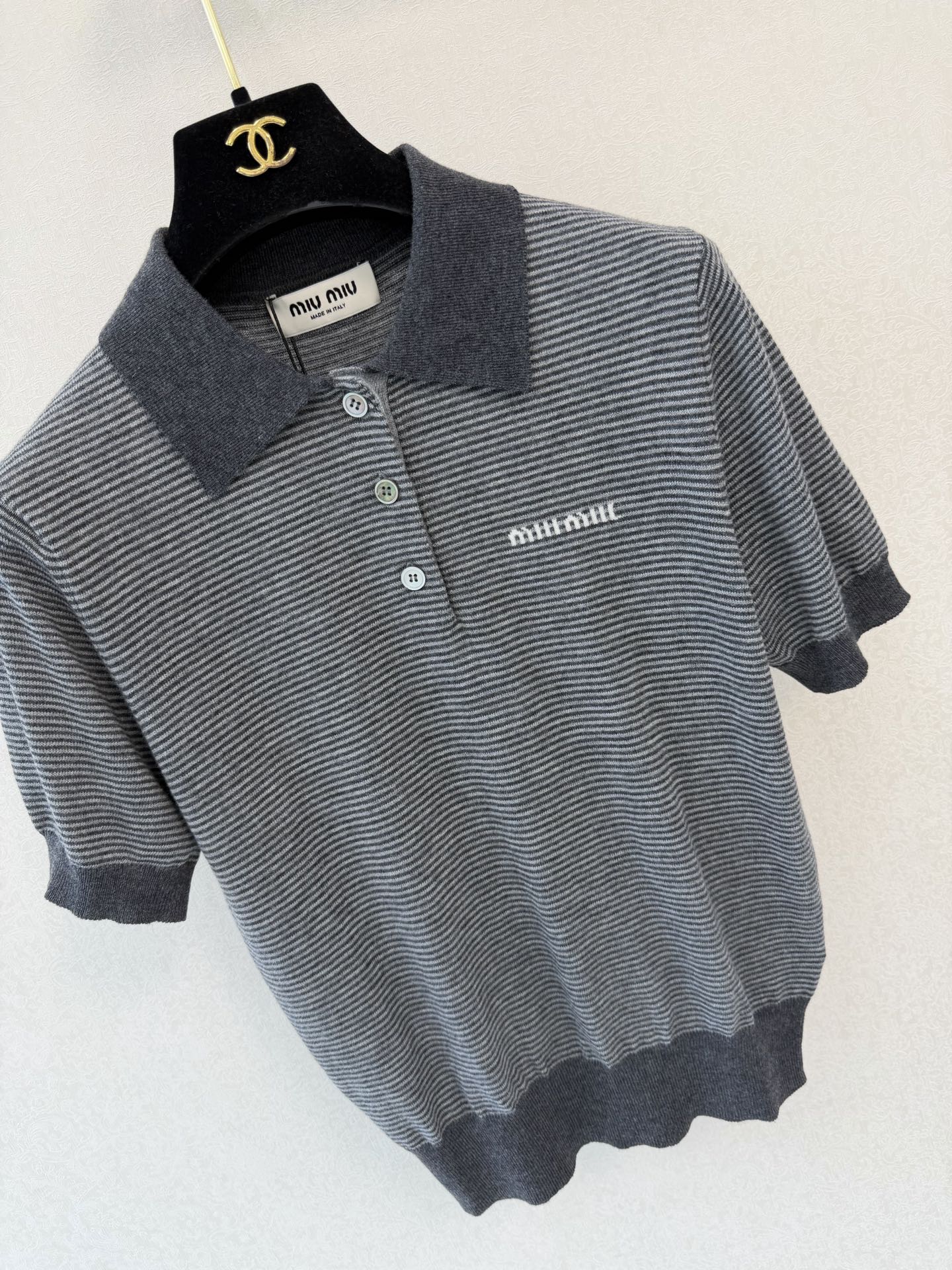 缪缪新品🆕🆕Polo领短袖💗💗实拍图🆕🆕