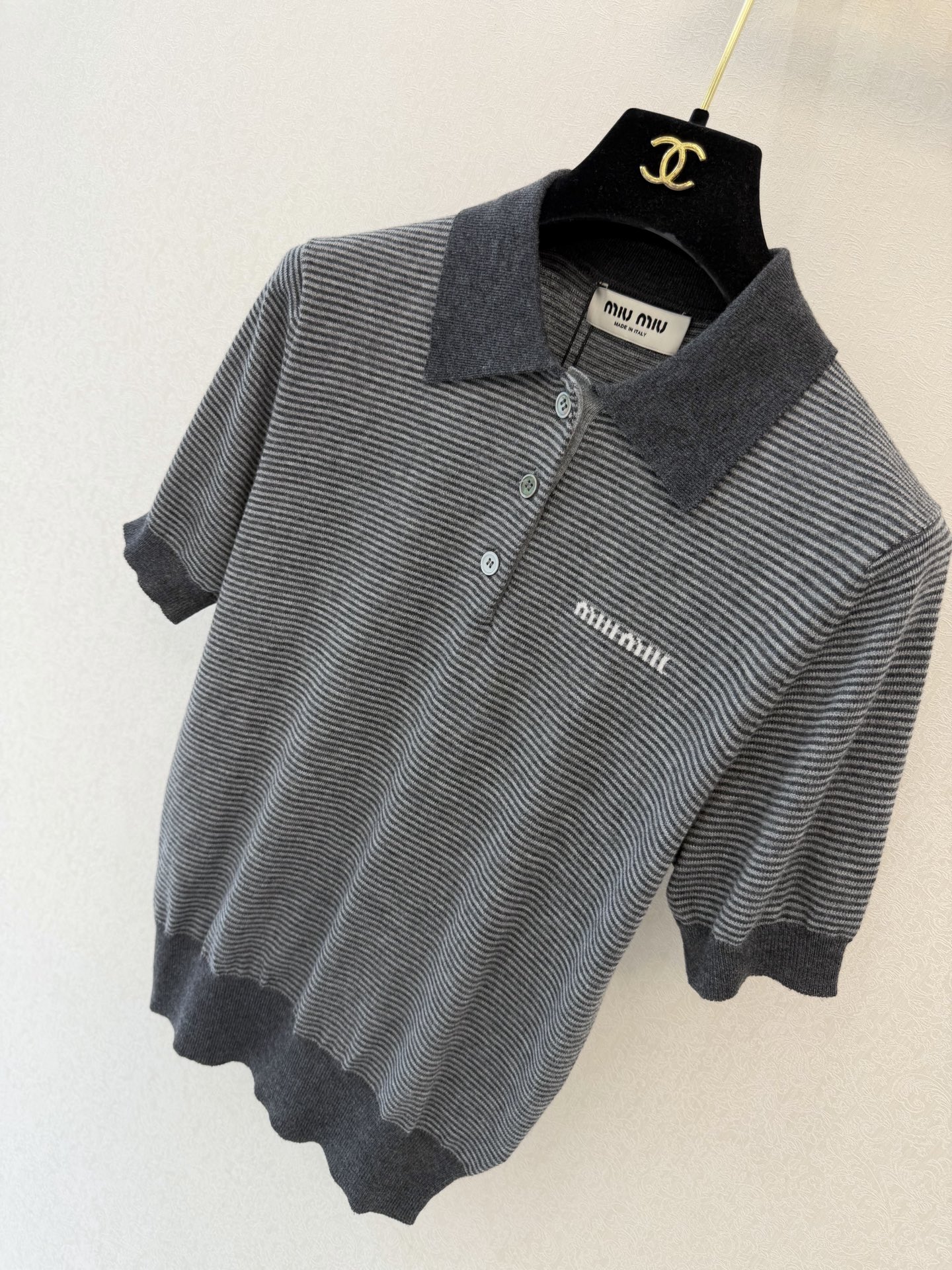 缪缪新品🆕🆕Polo领短袖💗💗实拍图🆕🆕