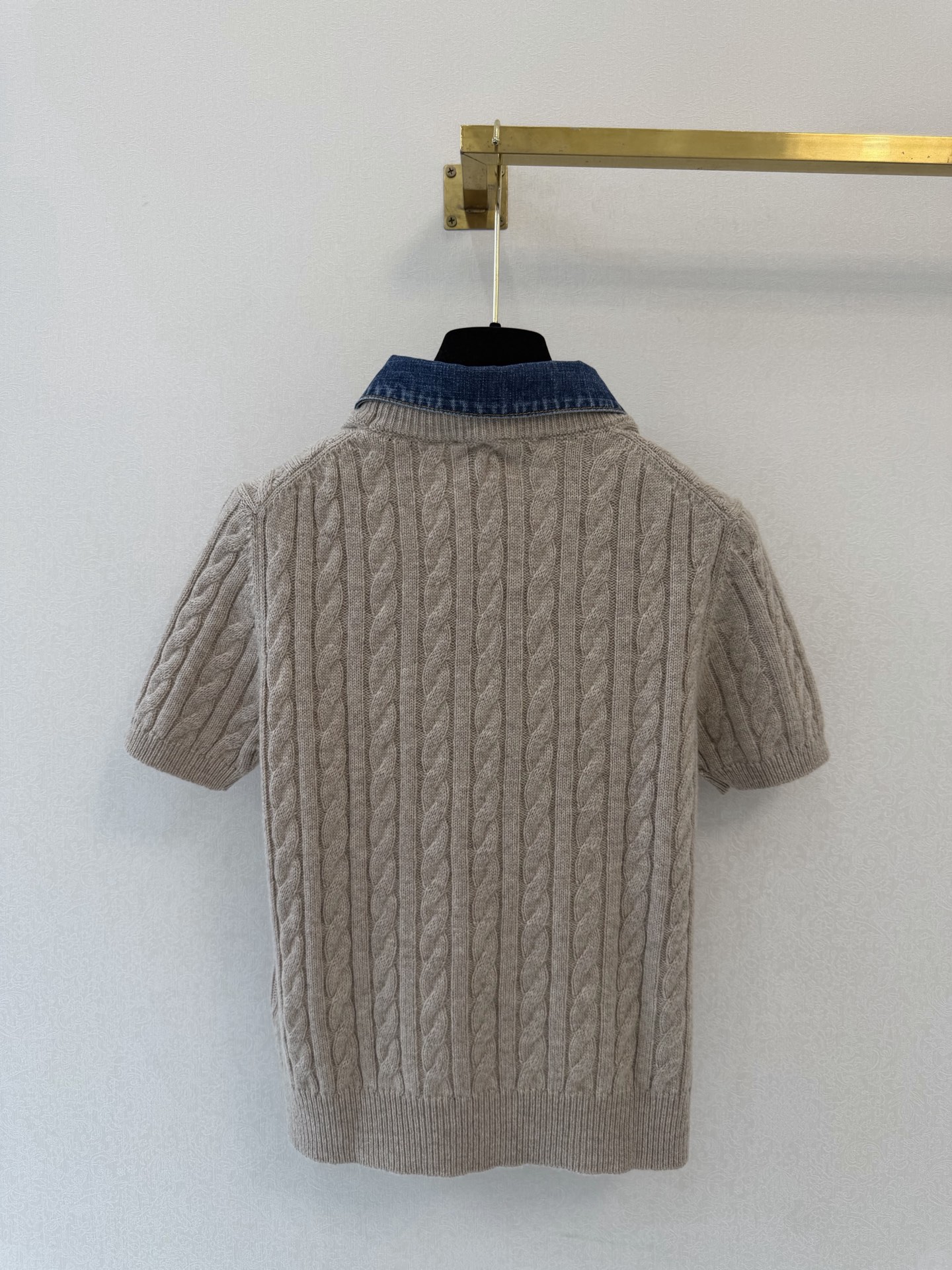 缪缪新品🆕🆕牛仔领口短袖💗💗实拍图🆕🆕