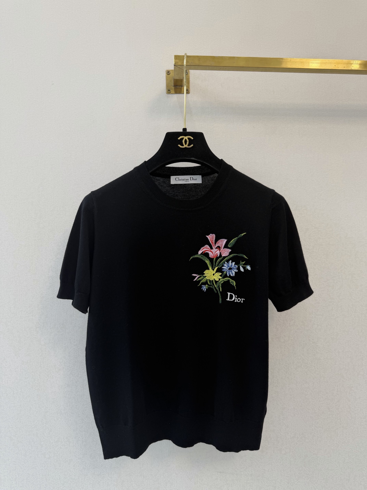 迪奥新品🆕🆕圆领短袖💗💗实拍图🆕🆕两色3码