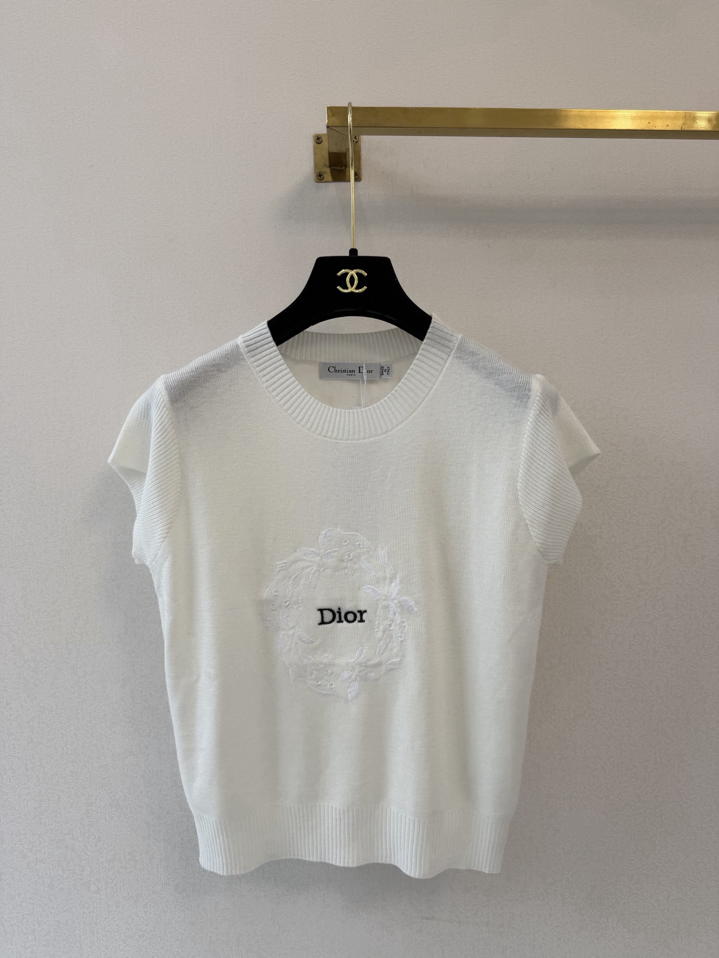 迪奥新品🆕🆕圆领短袖💗💗实拍图🆕🆕三色3码