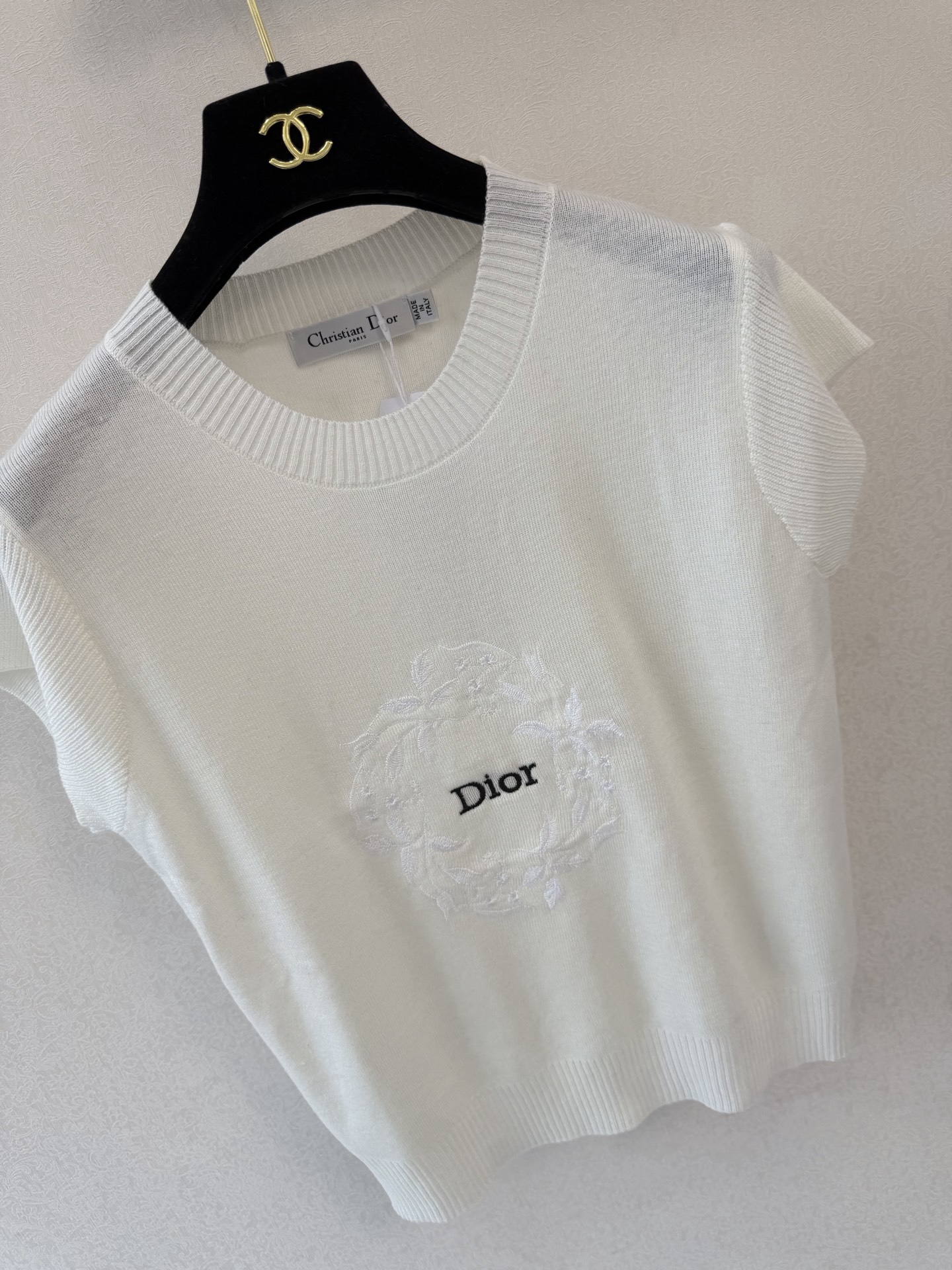 迪奥新品🆕🆕圆领短袖💗💗实拍图🆕🆕三色3码