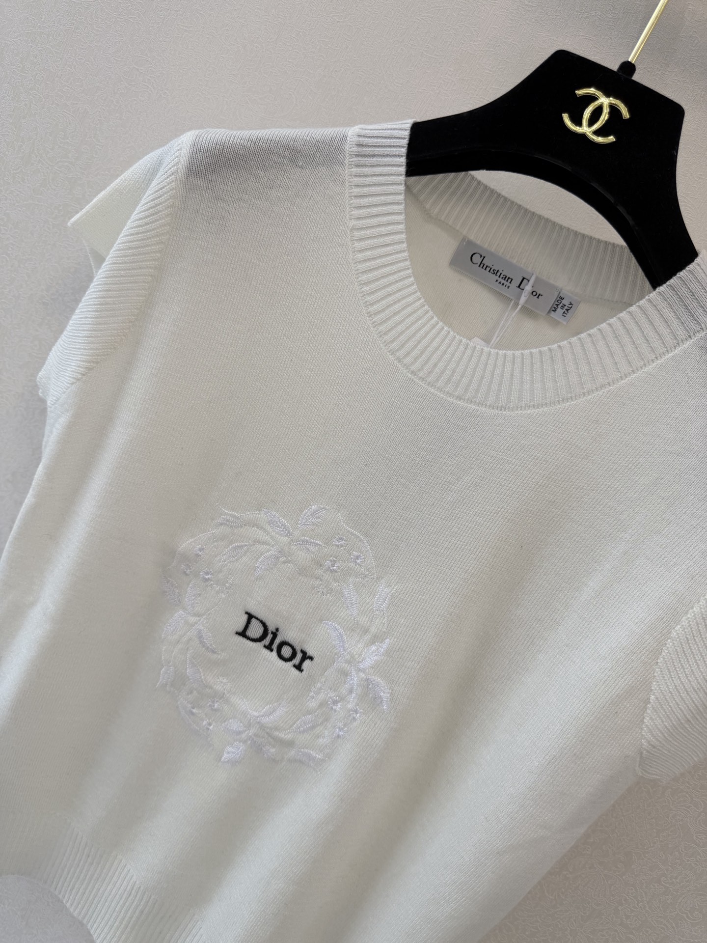 迪奥新品🆕🆕圆领短袖💗💗实拍图🆕🆕三色3码