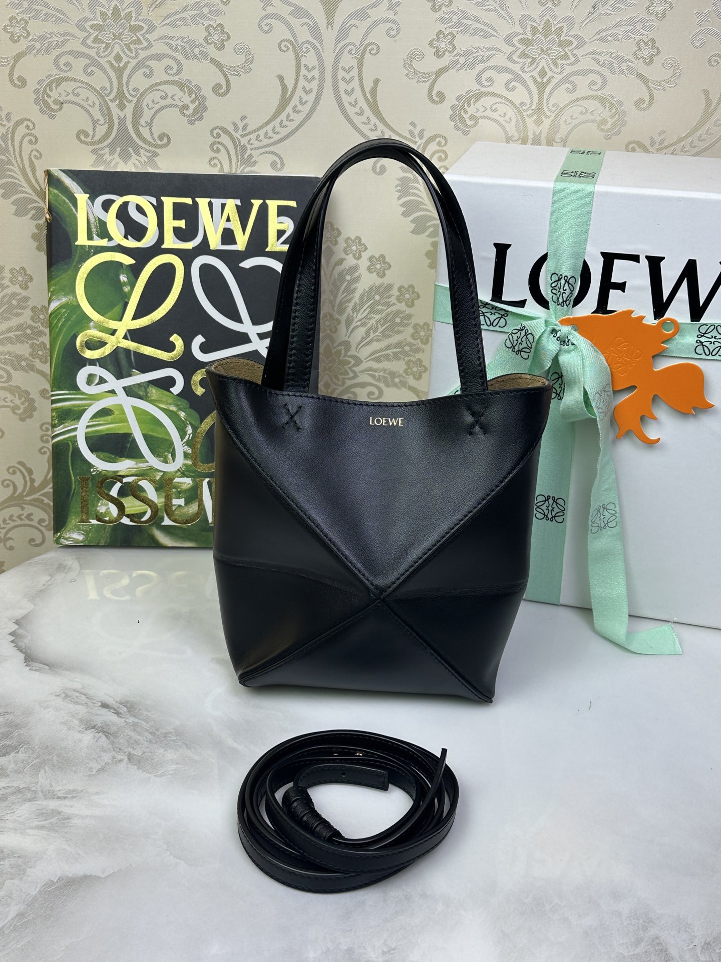 LOEWE 迷你Puzzle Fold折叠手袋 𝟏𝟔.𝟓-顶级品质