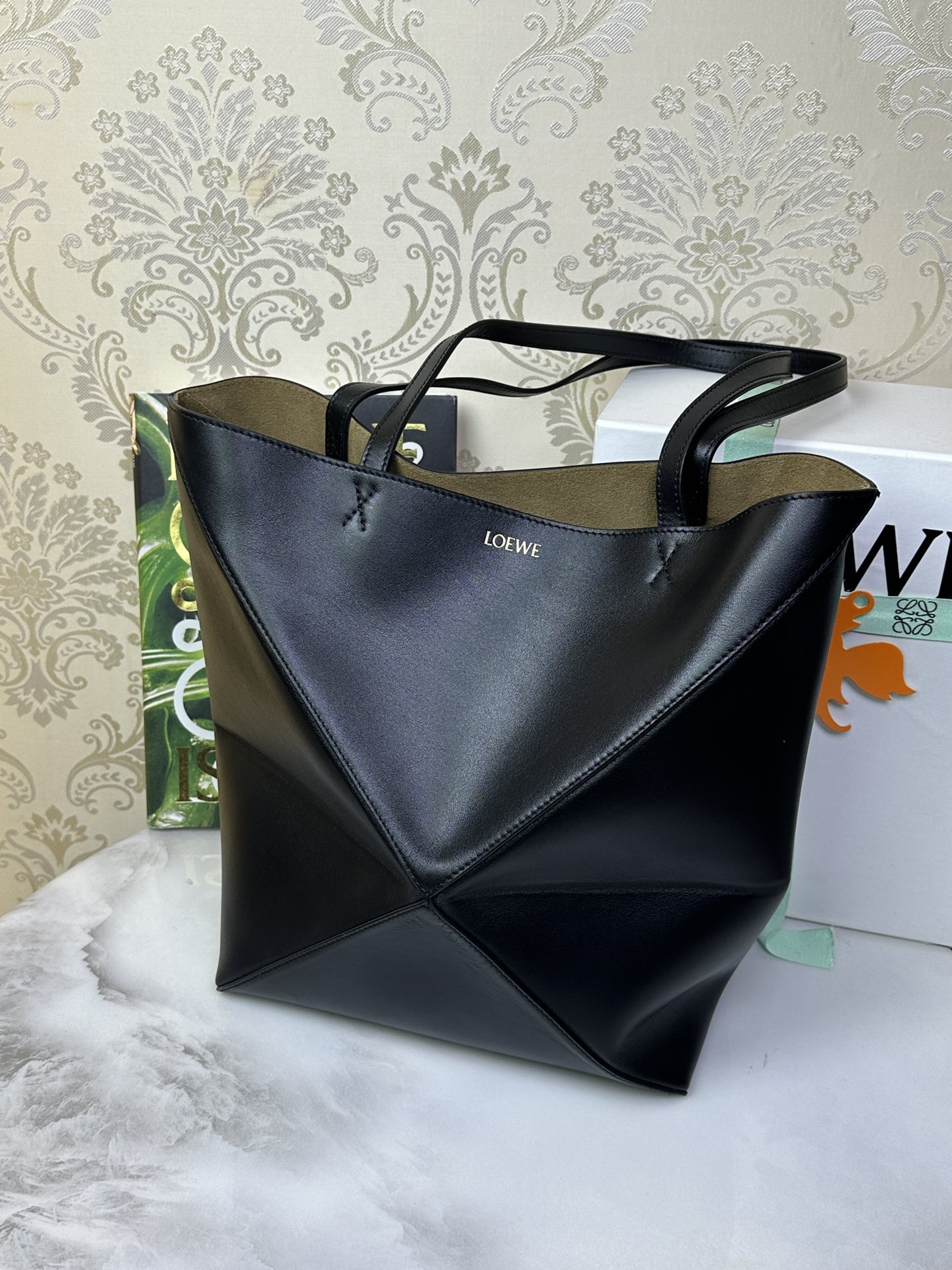 LOEWE 中号Puzzle Fold折叠手袋 𝟐𝟓.𝟓-顶级品质