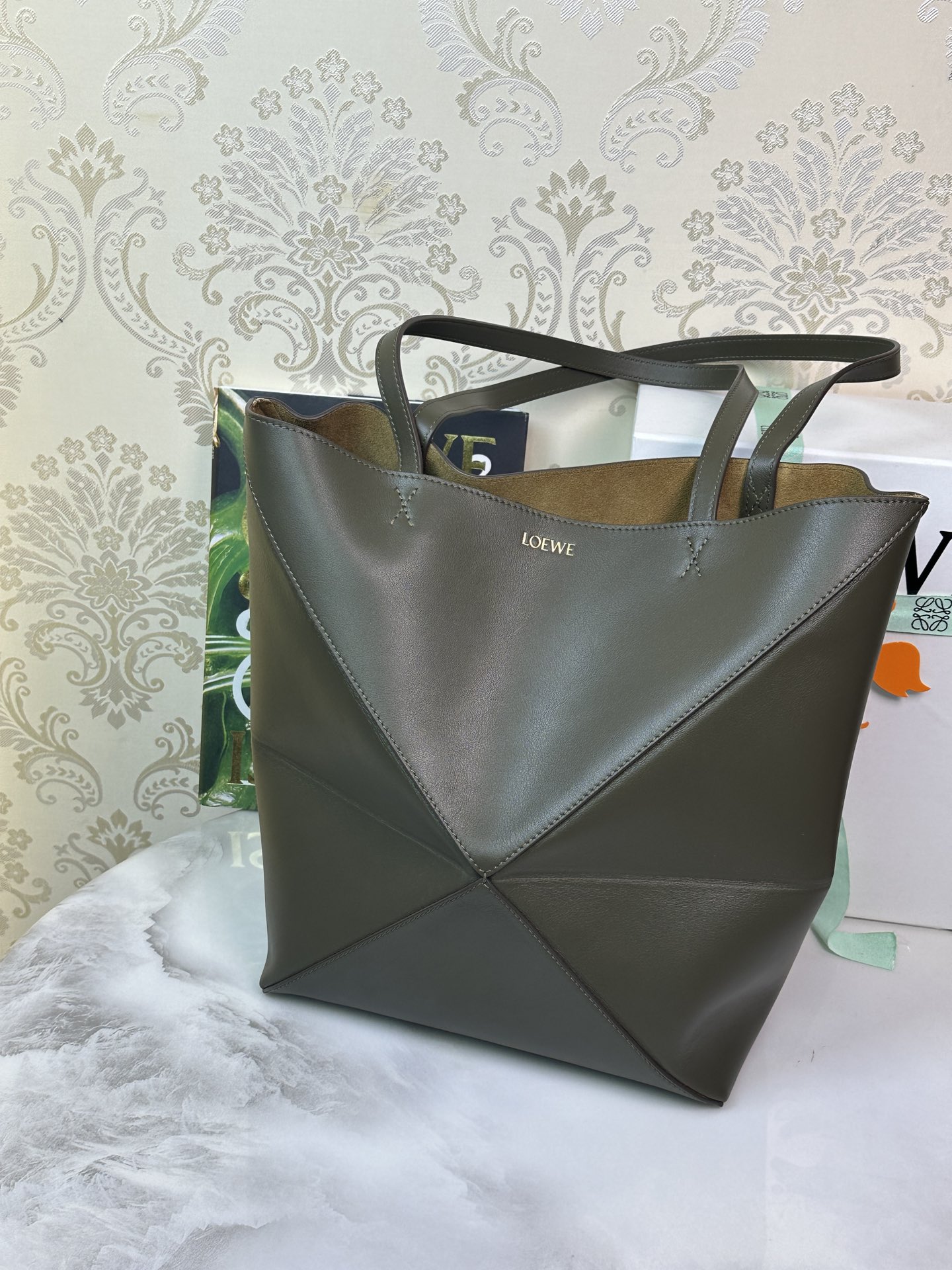 LOEWE 中号Puzzle Fold折叠手袋 𝟐𝟓.𝟓-顶级品质