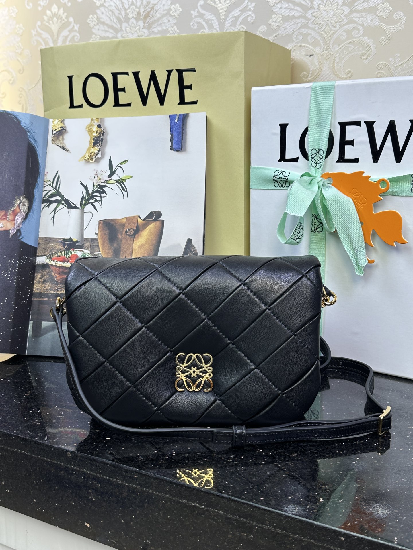 LOEWE Petit sac Puffer Goya - Qualité supérieure