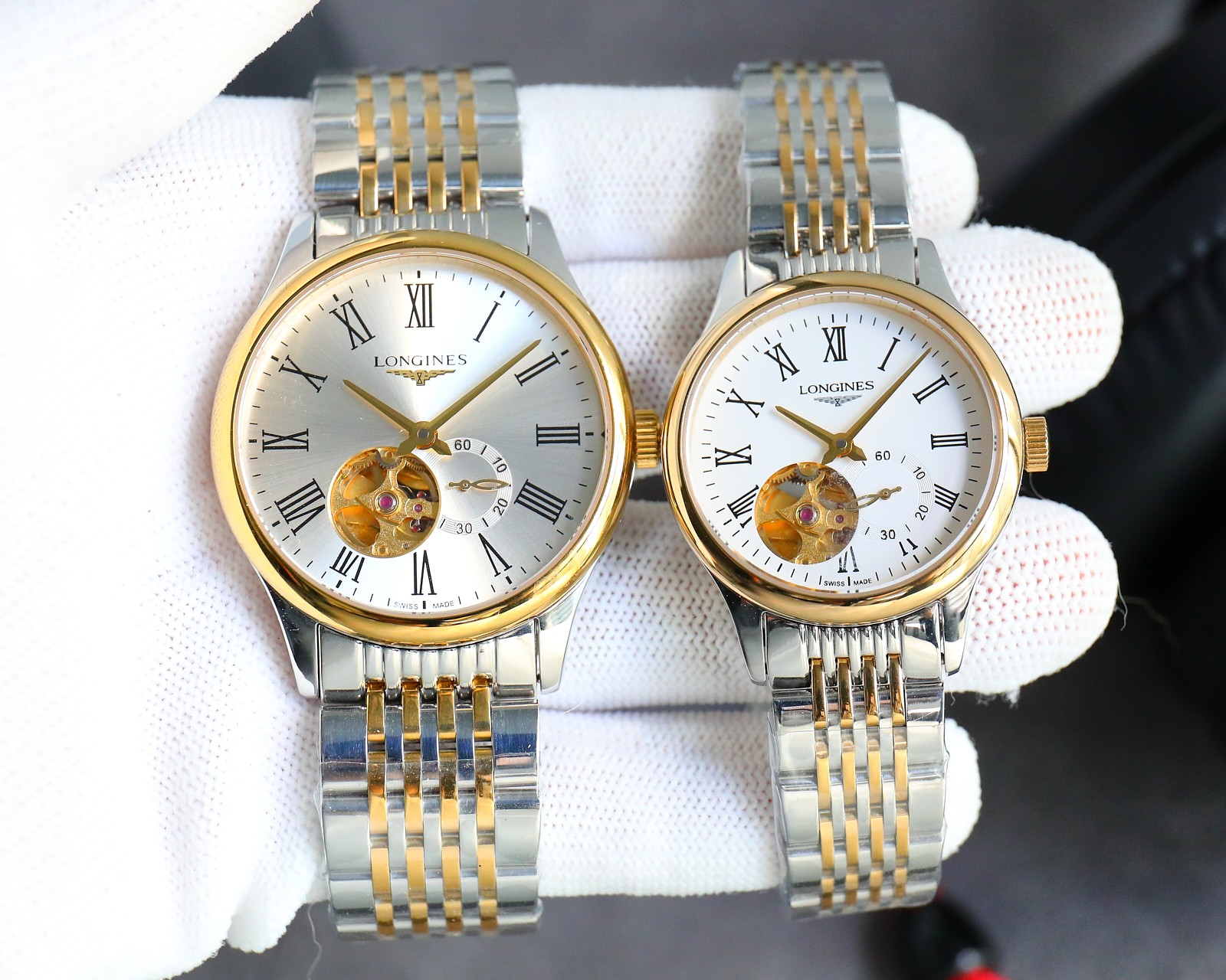 NO:150687,Gold vs factory brand Longines series famous craftsmen couple fashion watch movement Citizen 82S7 movement zero repair shell cover 316 stainless steel sapphire glass belt cowhide pin buckle size male diameter 41m/female diameter 30m/10mm fashion couple trendy temperament Welcome to reprint, longines,cowhide19860909金 vs厂 品牌浪琴 系列名匠情侣时尚腕表 机芯西铁城82S7机芯零返修 壳套316精钢材质 蓝宝石玻璃 皮带牛皮皮带 针扣 尺寸男直径41m/ 女直径30m/10mm 时尚情侣 潮流气质 欢迎转载,,longines,cowhide,Watch