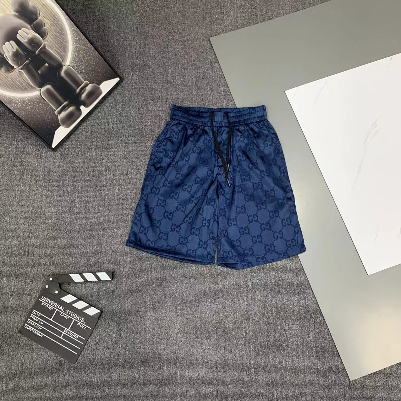  2025 夏季新款Gucci  古奇 印花翻领短袖衬衣套装，高端版本！定制面料 透气舒适度高 细节无可