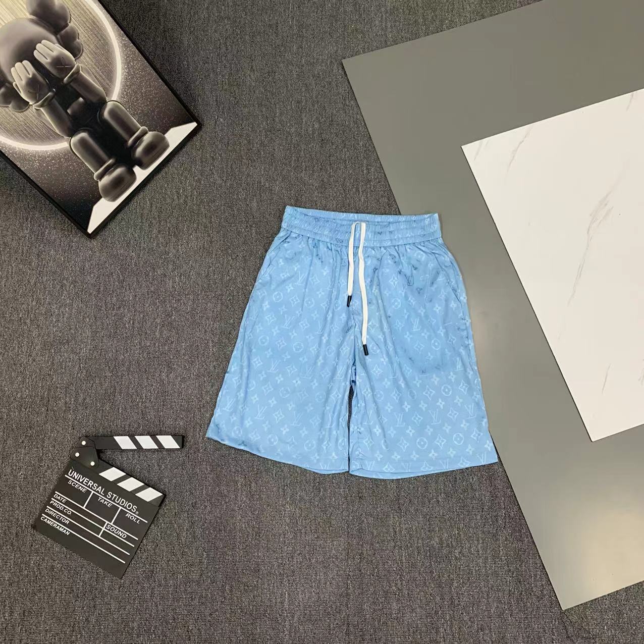  2025 夏季新款Louis 路易 印花翻领短袖衬衣套装，高端版本！定制面料 透气舒适度高 细节无可挑