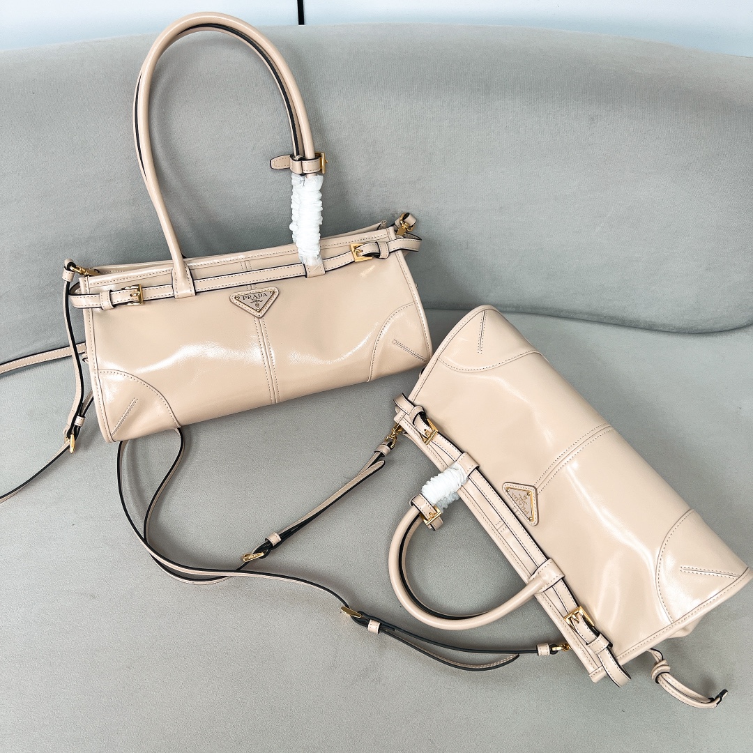 Prada short handle v long handle