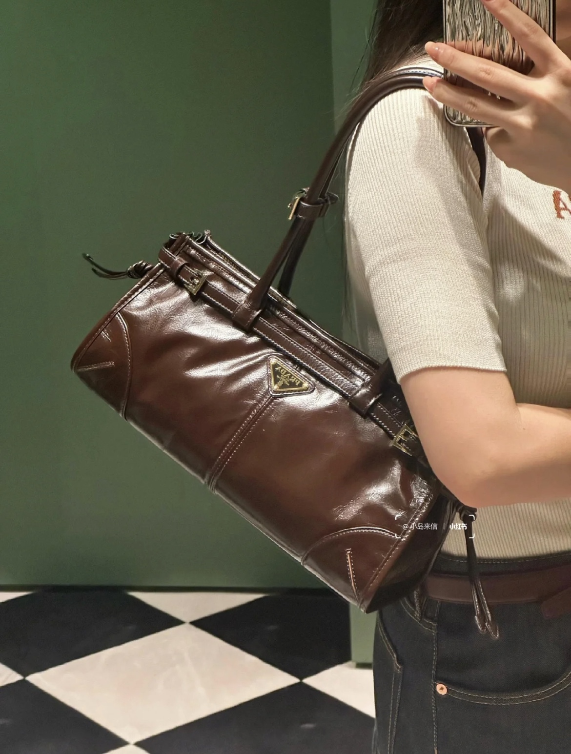 Prada A chocolate color that you will fall in love with at first glance