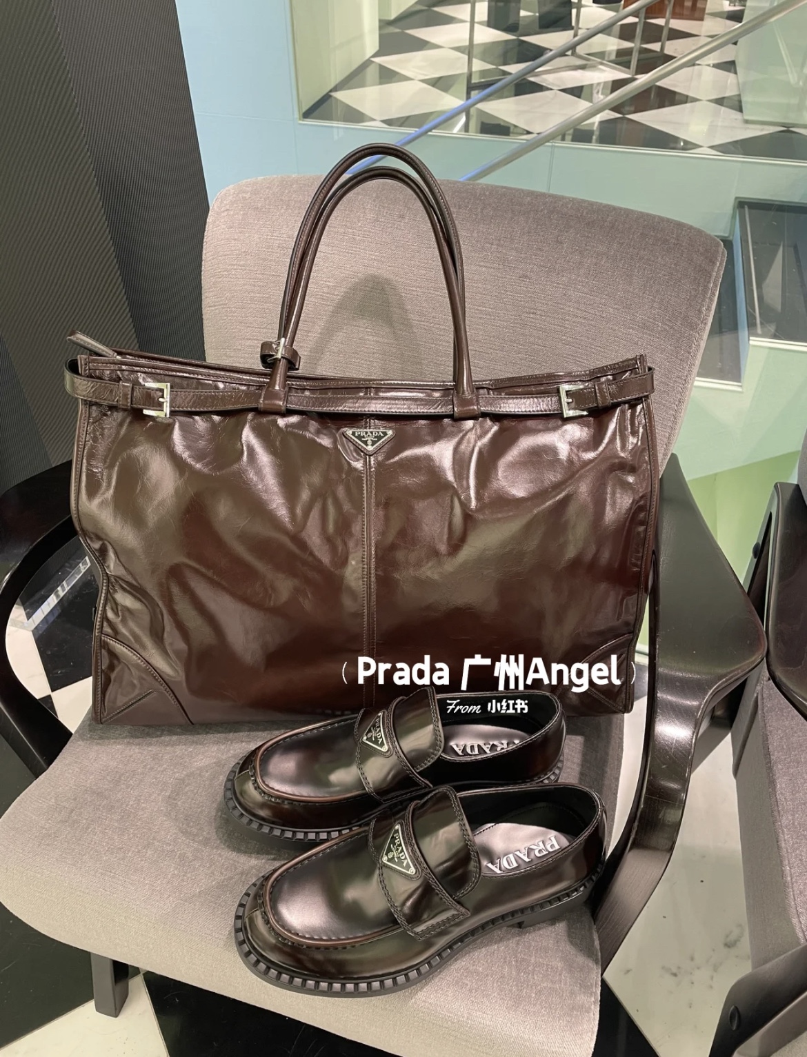 Prada The oversized Soft lux is so cool