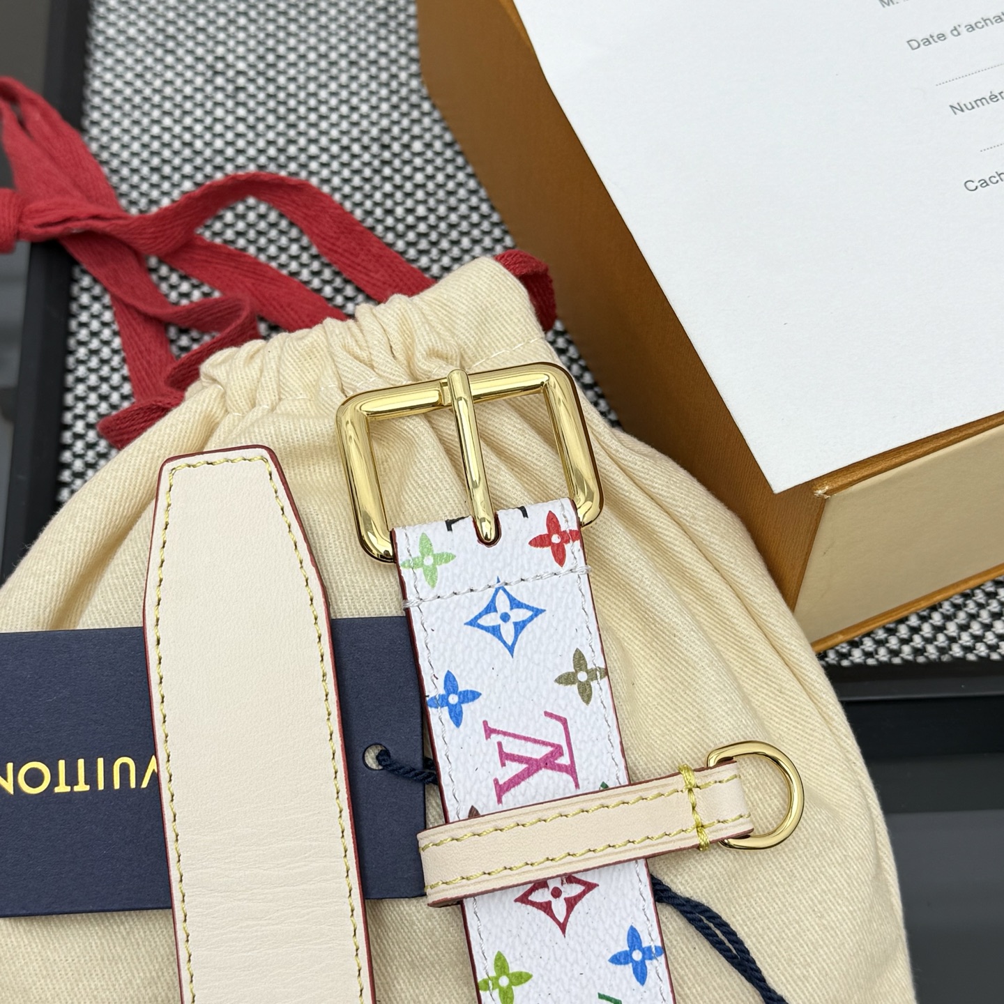 Louis Vuitton LV新款 村上隆三彩 Monogram图案焕新演绎 多彩配色碰撞出 火花 金属扣头闪耀夺目