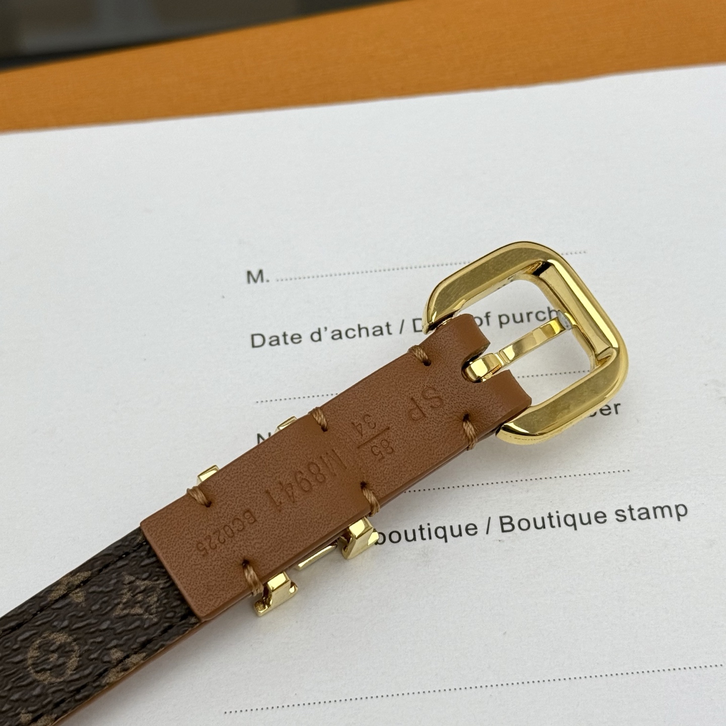 Louis Vuitton 1.5cm V Darling Belt: Smooth Leather & Monogram Canvas 7 i1754238528132 8916 0 5