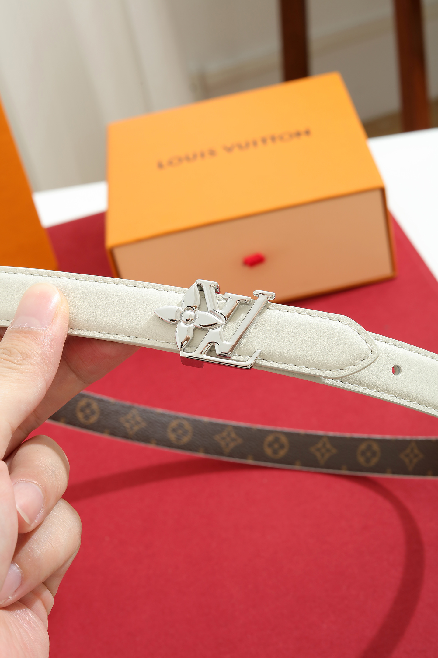 Louis Vuitton Women Thin Leather Belt Multi-Style 
