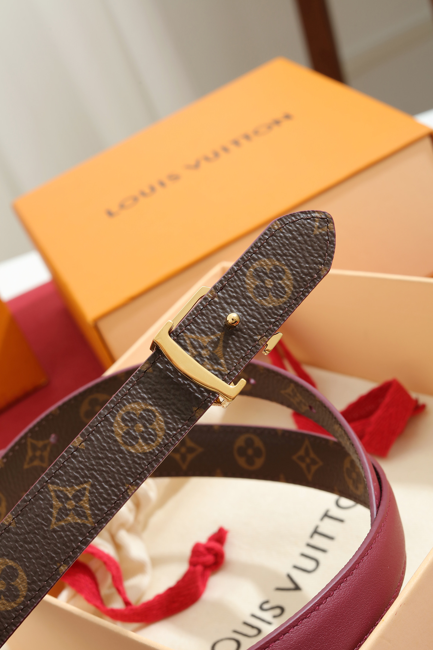 Louis Vuitton Women Thin Leather Belt Multi-Style 