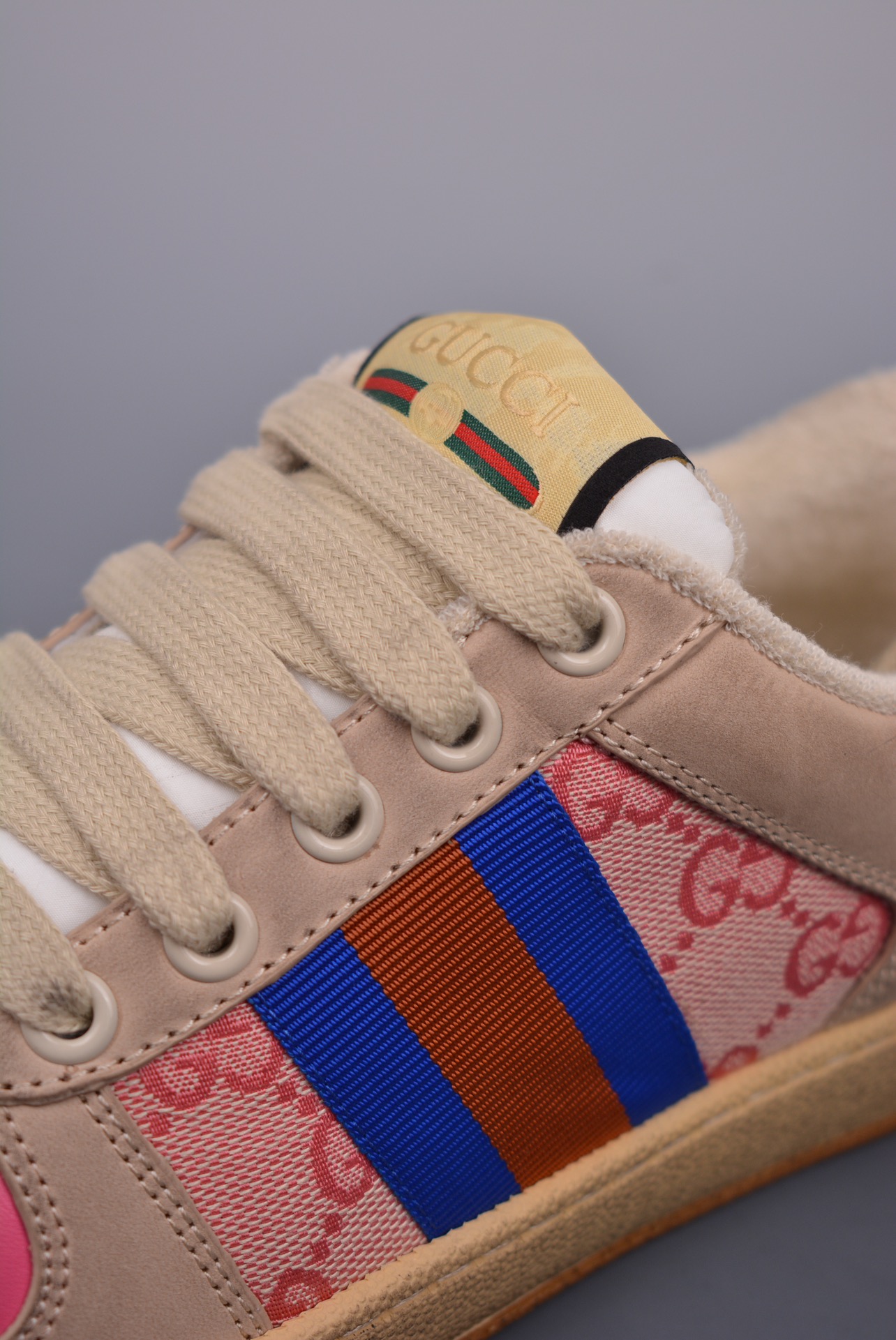 Gucci Distressed Screener sneaker古驰小脏鞋系列