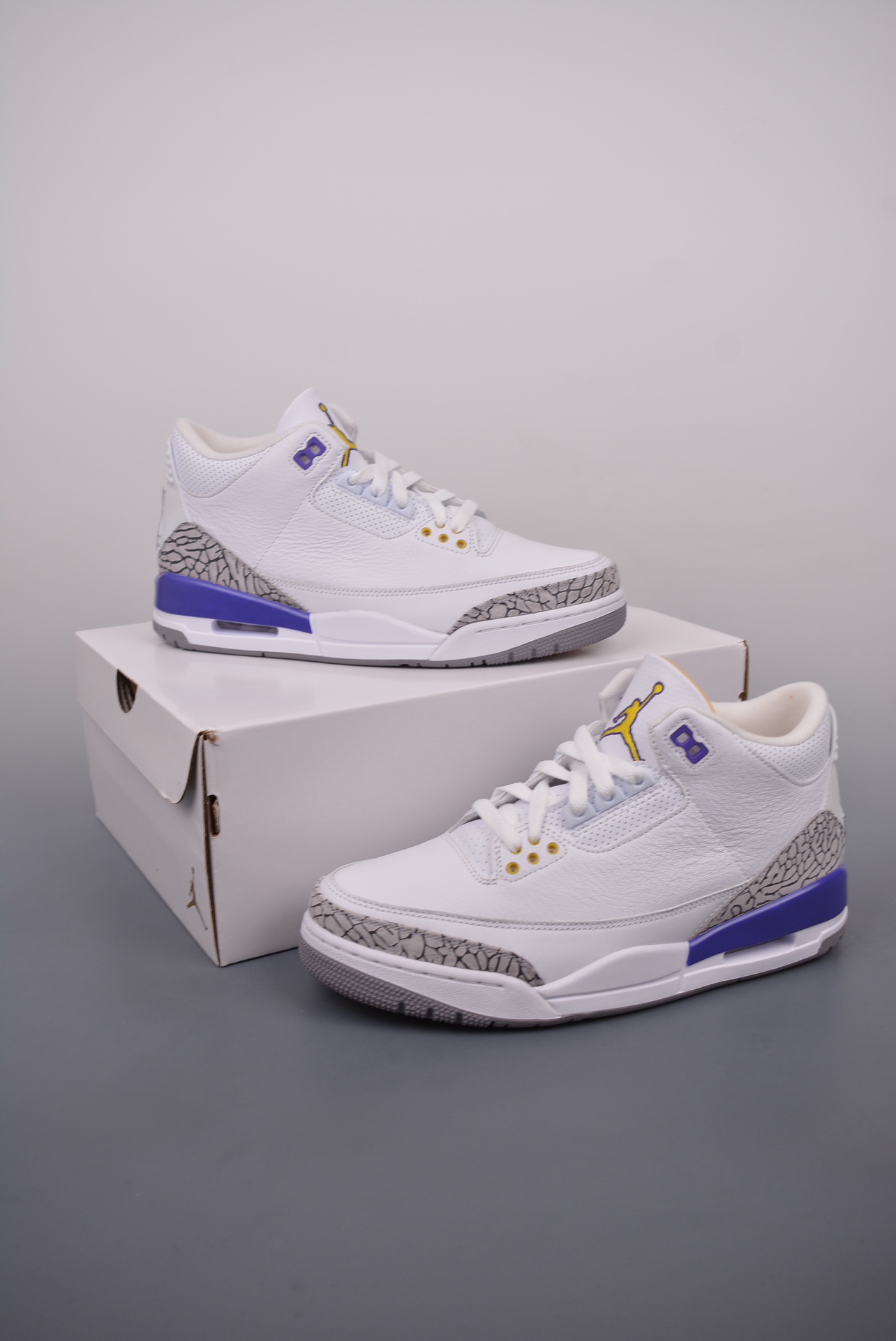 480 乔丹3代 AJ3 Air jordan 3 Retro 紫金湖人 869802-907