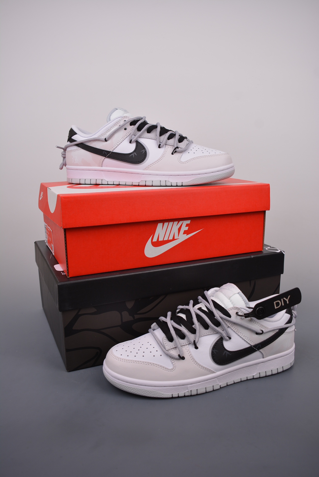 300 SB Dunk Low 中式迷彩 国风文竹 解构抽绳鞋带 DV0831-101