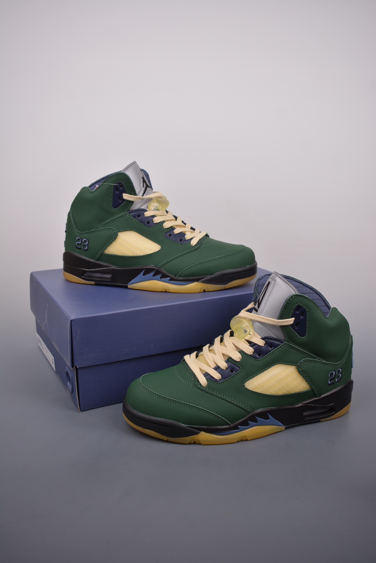 450 Air Jordan 5 Retro 复刻黑绿  FZ5758-003