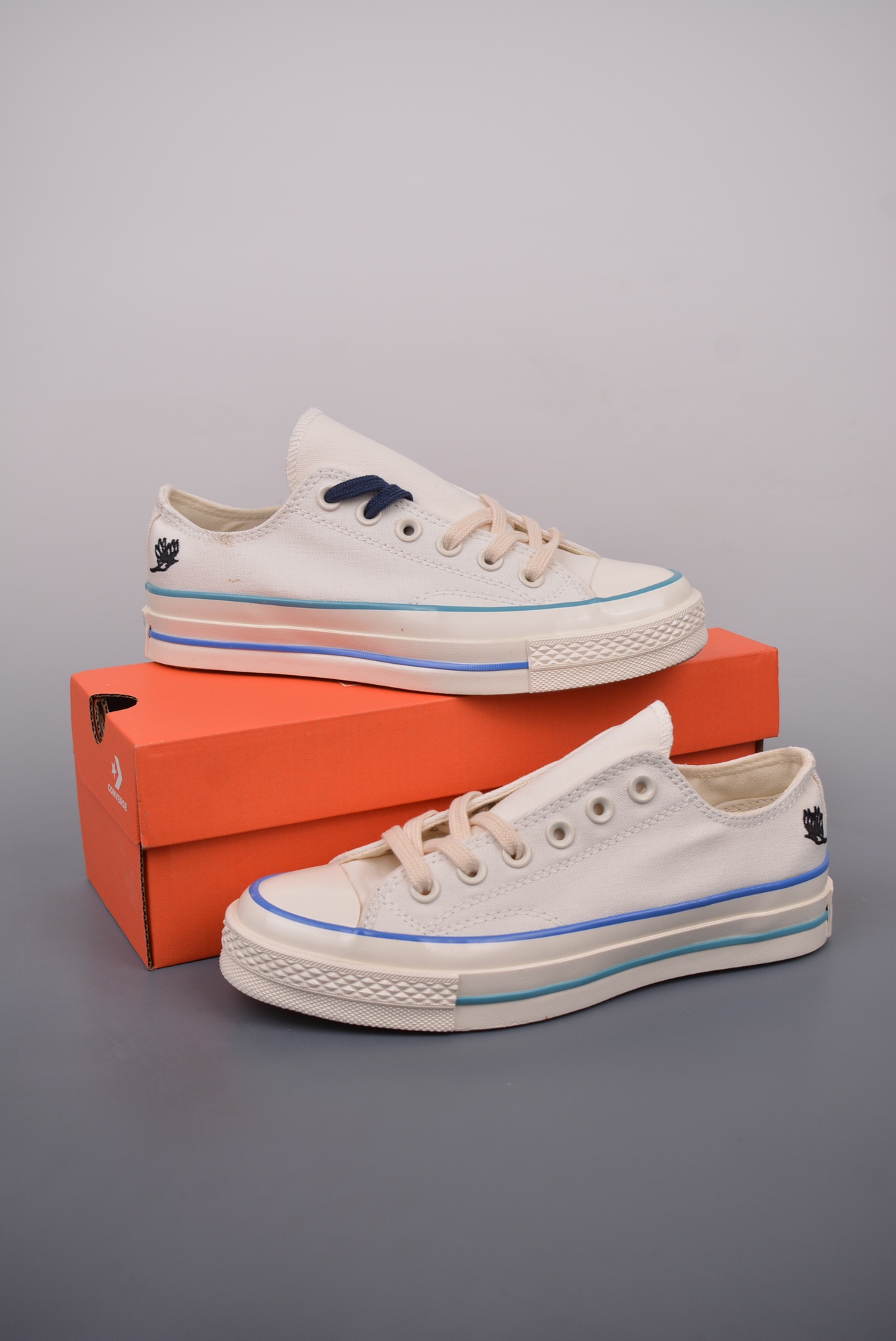 140 Converse Chuck 1970s 匡威官方 刺绣喜鹊鸳鸯鞋水晶大底 A08698C