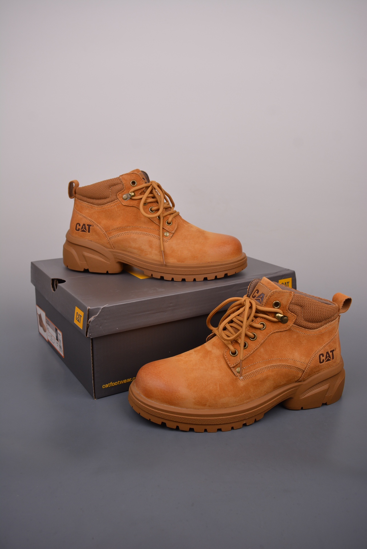 CAT Men's Casual Outdoor Mid-Top Martin Boots - Premium Leather, Durable Style 6 i1729210244 6439 0