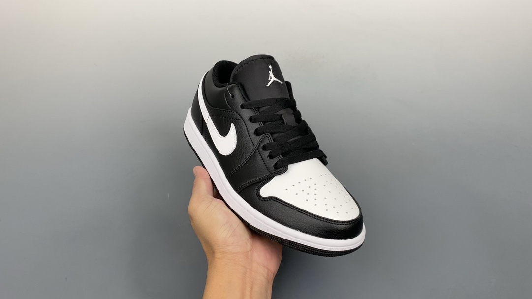 Air Jordan 1 Skateboard Shoes Air Jordan Black White Low Tops