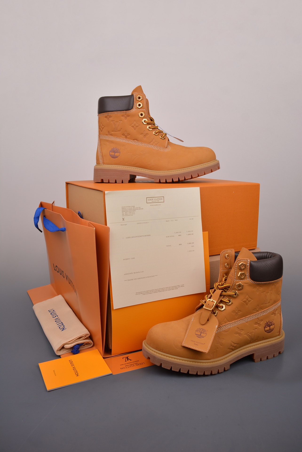 Lv x Timberland Lv联名添柏岚大黄靴 5