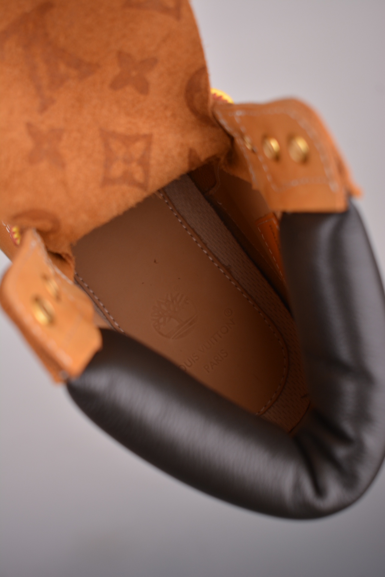 The LV x Timberland collaboration, featuring the iconic yellow boots, is 9