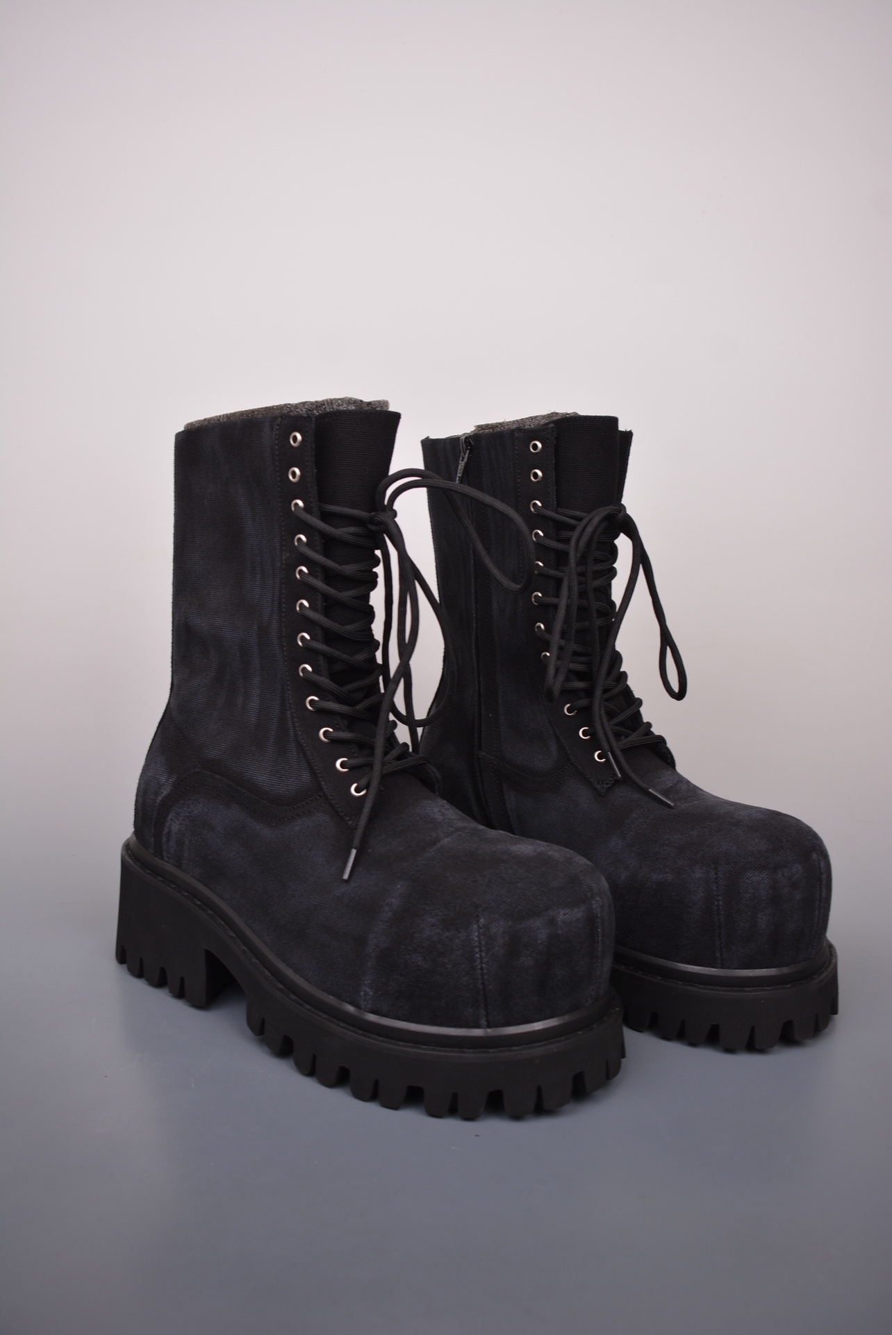 Venta
 Balenciaga Comprar
 Botas Negro Hombres Cuero de vaca Colección invierno