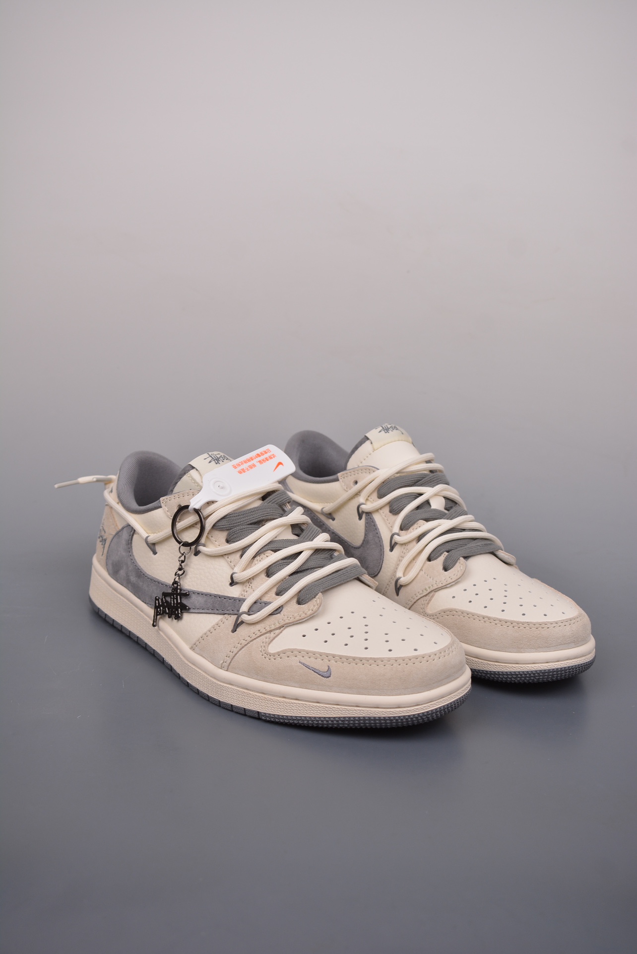 Fragment x Travis Scott x StuseyAir Jordan 1 Low Triple Joint HookThe - Shoe