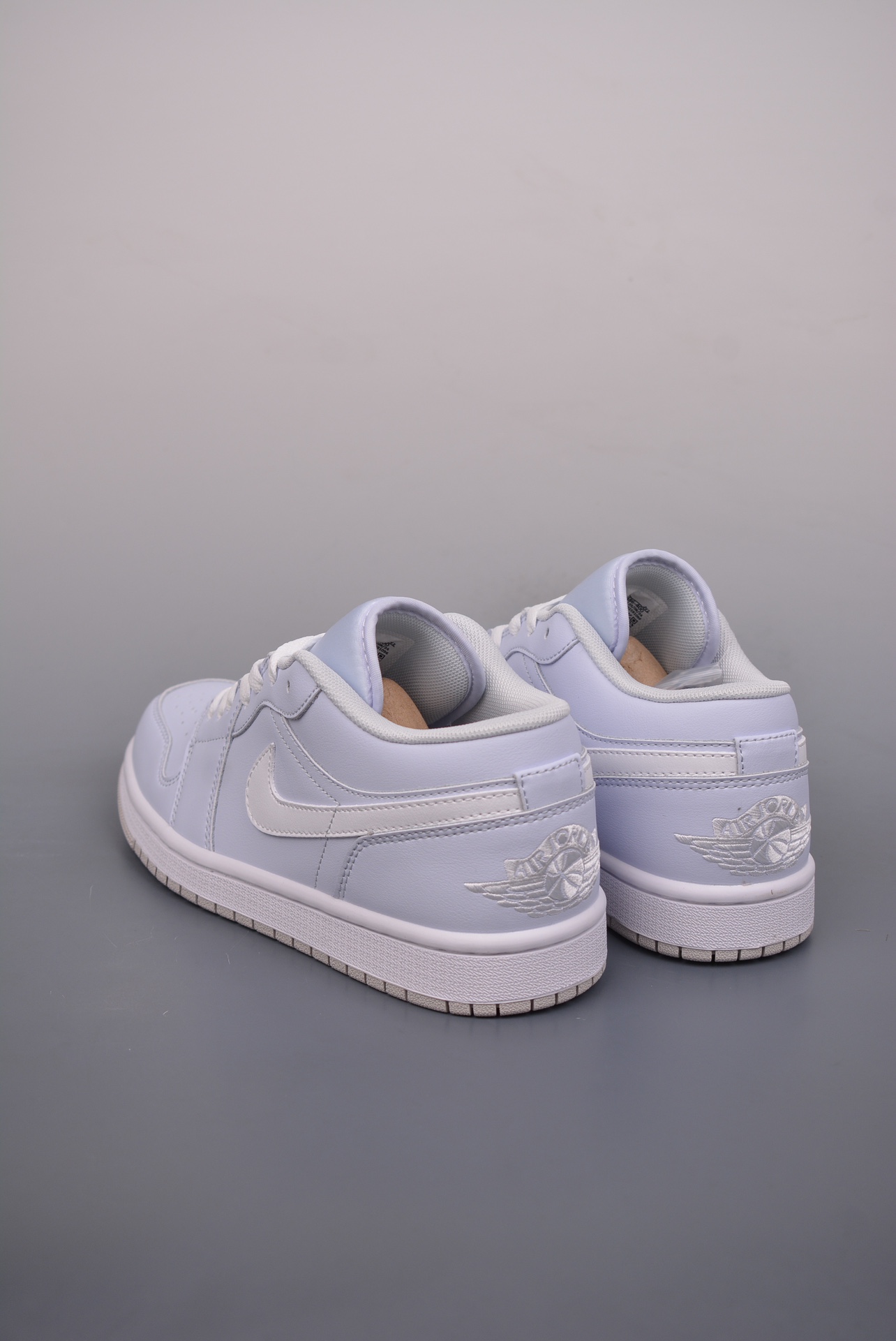 Air Jordan 1 Low gray white toeAJ1 Qiao 1 low cut casual board shoes - Shoe 2