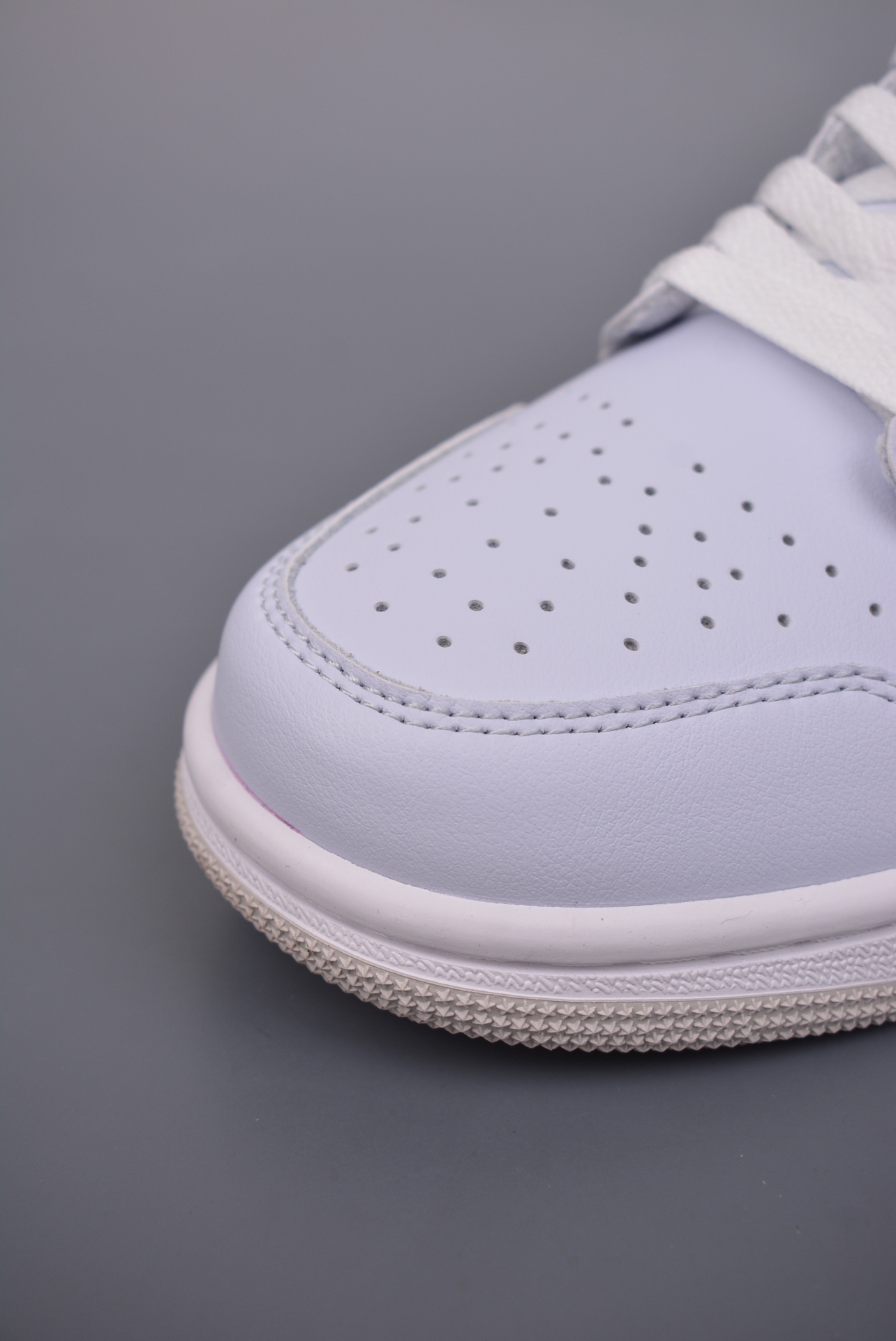 Air Jordan 1 Low gray white toeAJ1 Qiao 1 low cut casual board shoes - Shoe 6