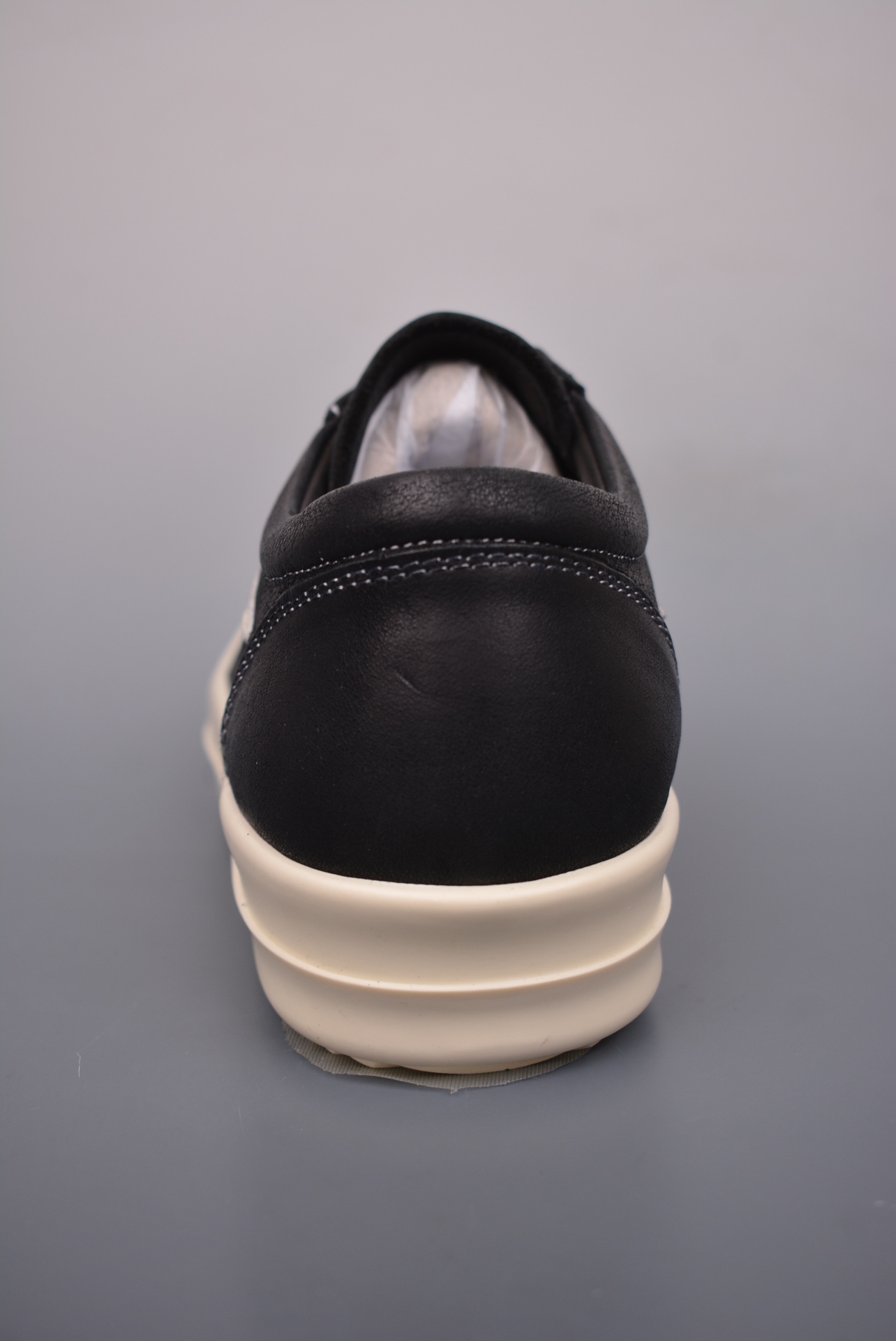 RO欧文斯Rickowens 侵权 vans 款黑色油蜡皮低帮  63337503633