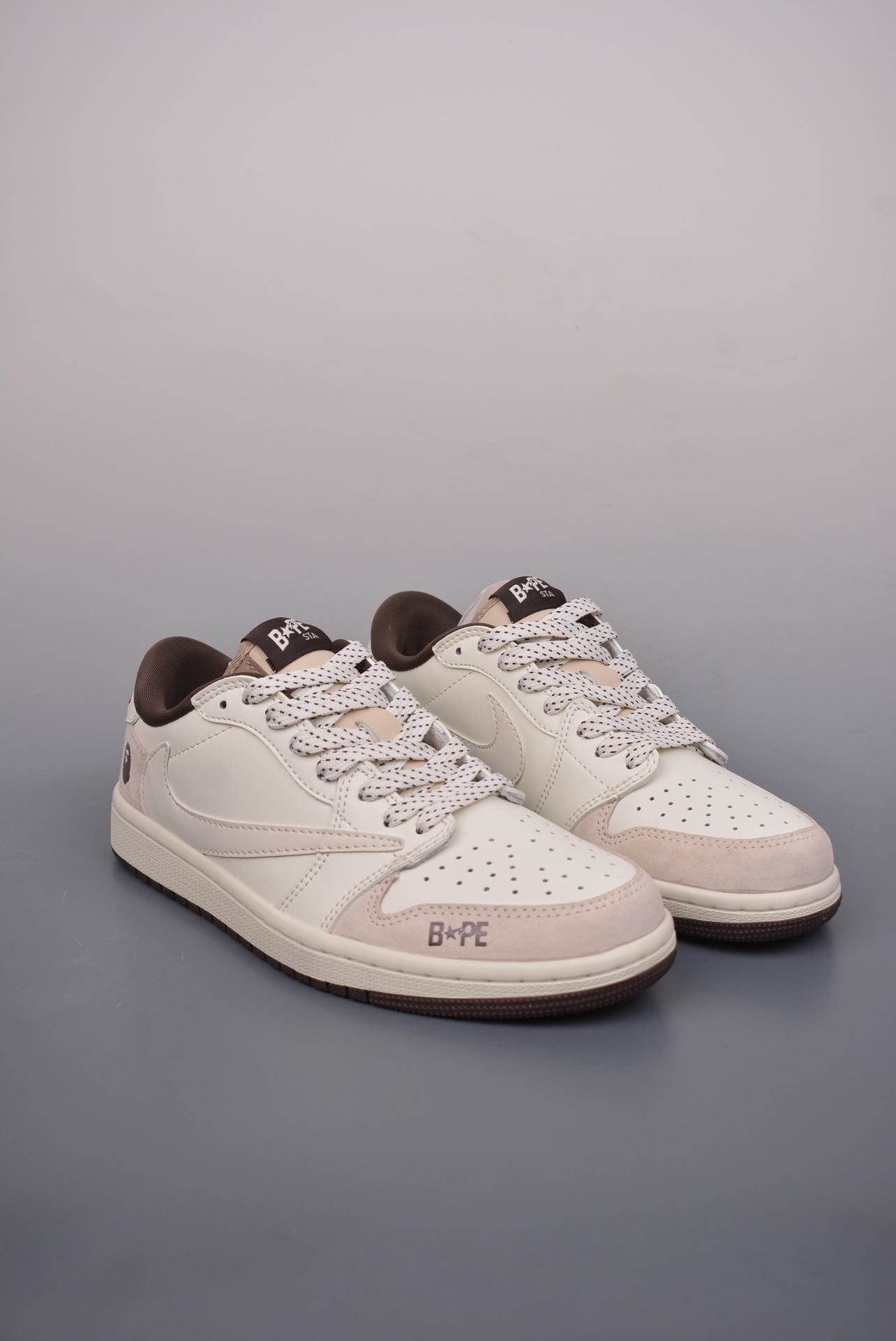 Fragment x Travis Scott x Ape HeadAir Jordan 1 Low Triple Joint HookThe - Shoe
