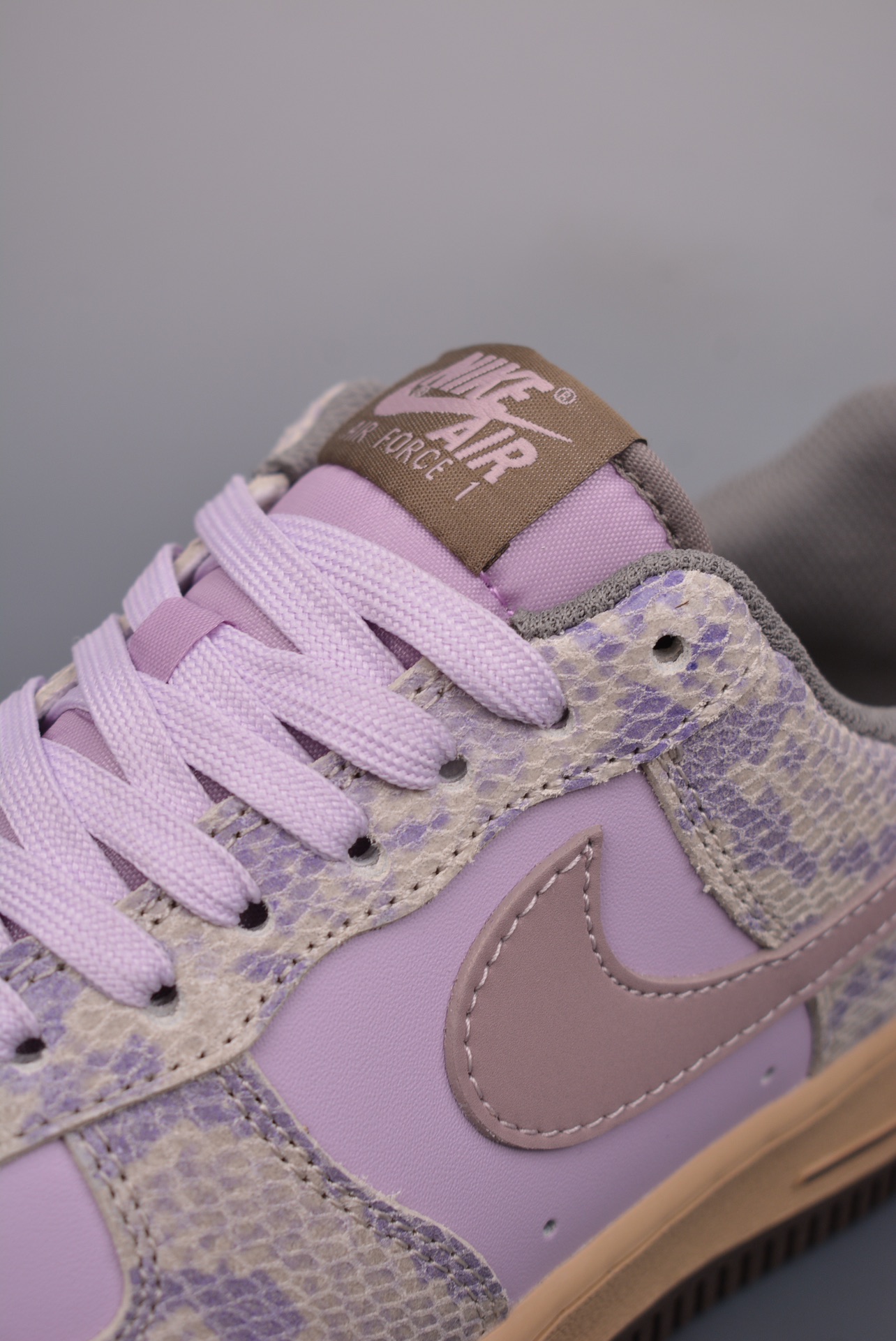 Nike Air Force 1 Low 2024版蛇鳞紫灰 7